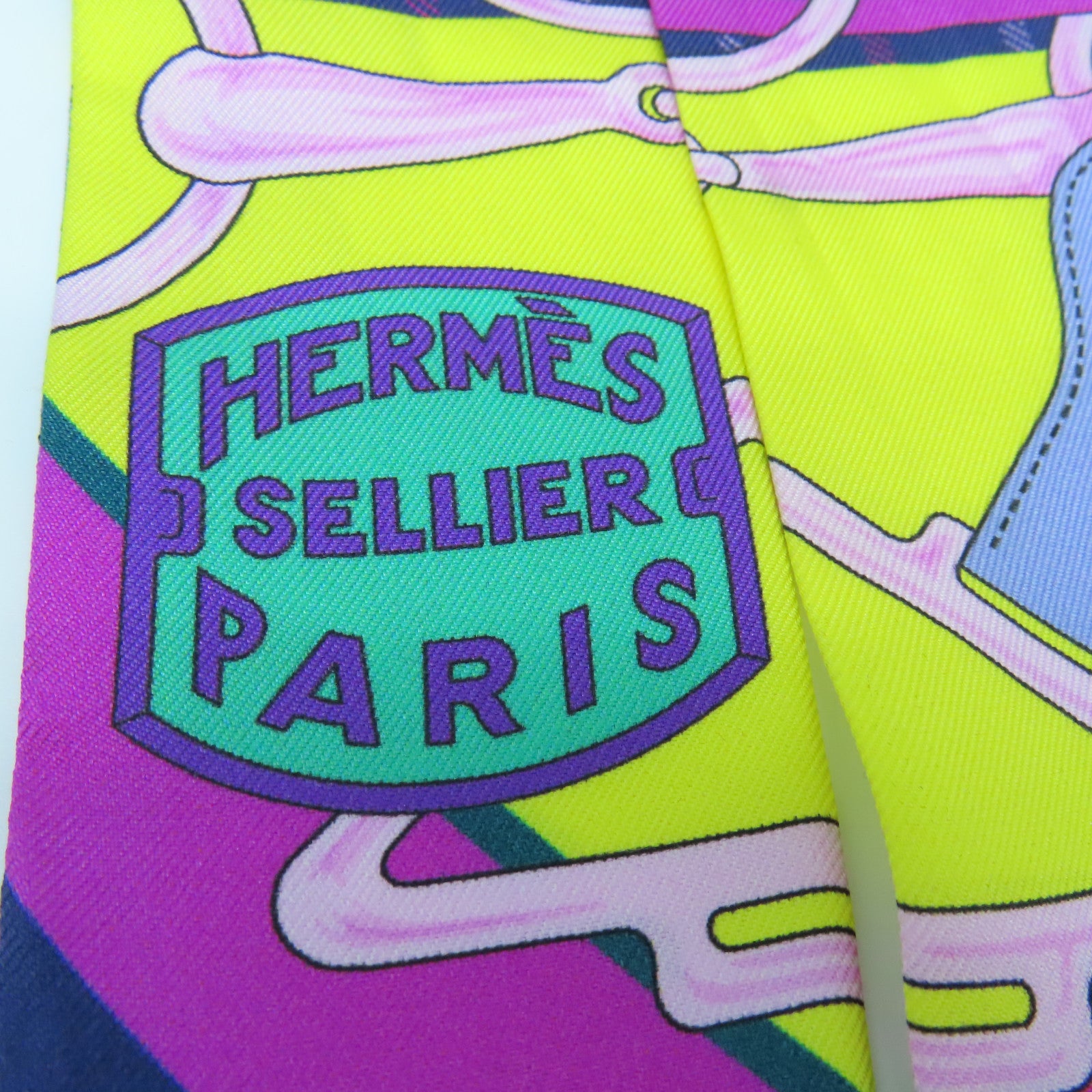 HERMES 【激減優惠】絲質Twilly絲巾多色