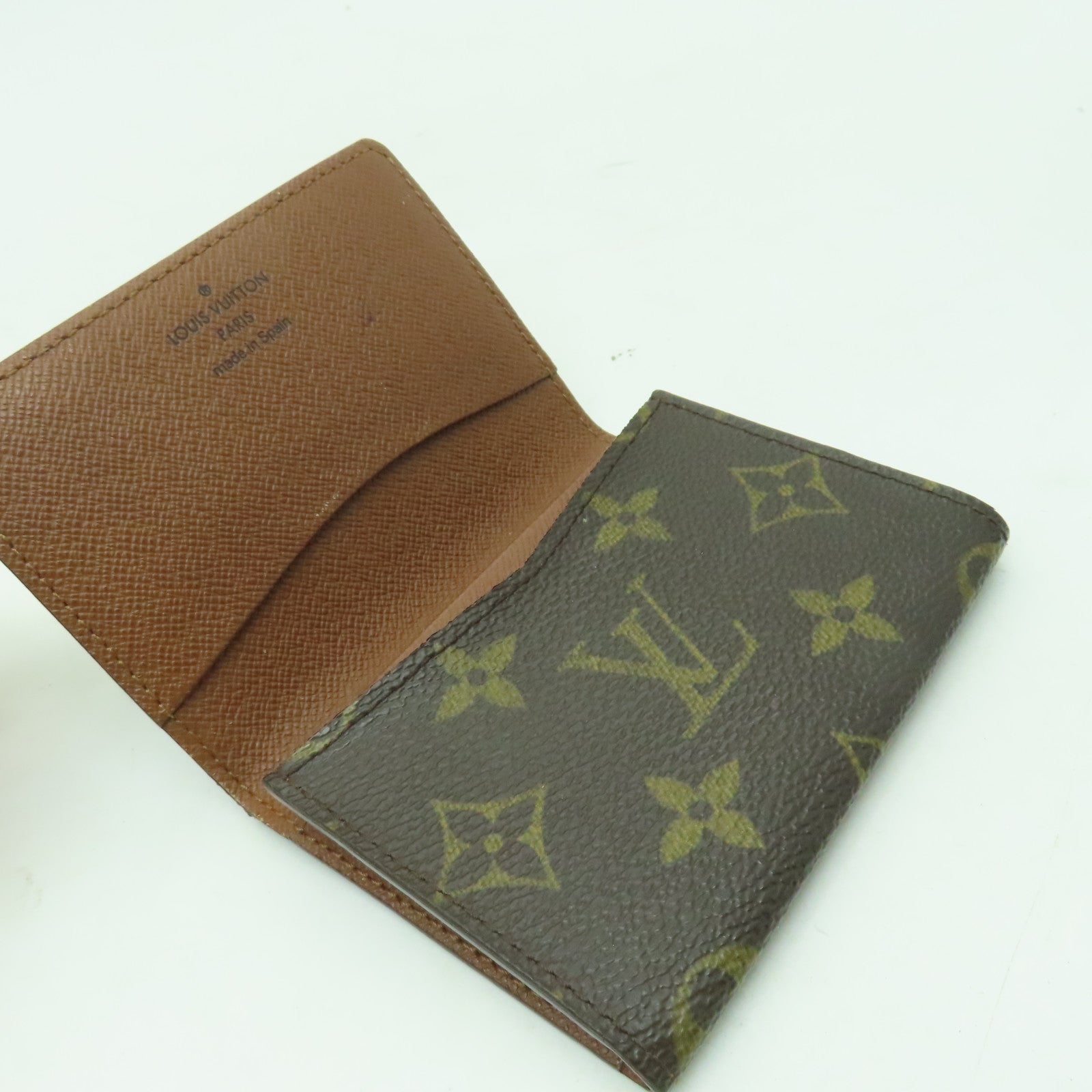 LOUIS VUITTON Monogram Card Case卡片套啡色