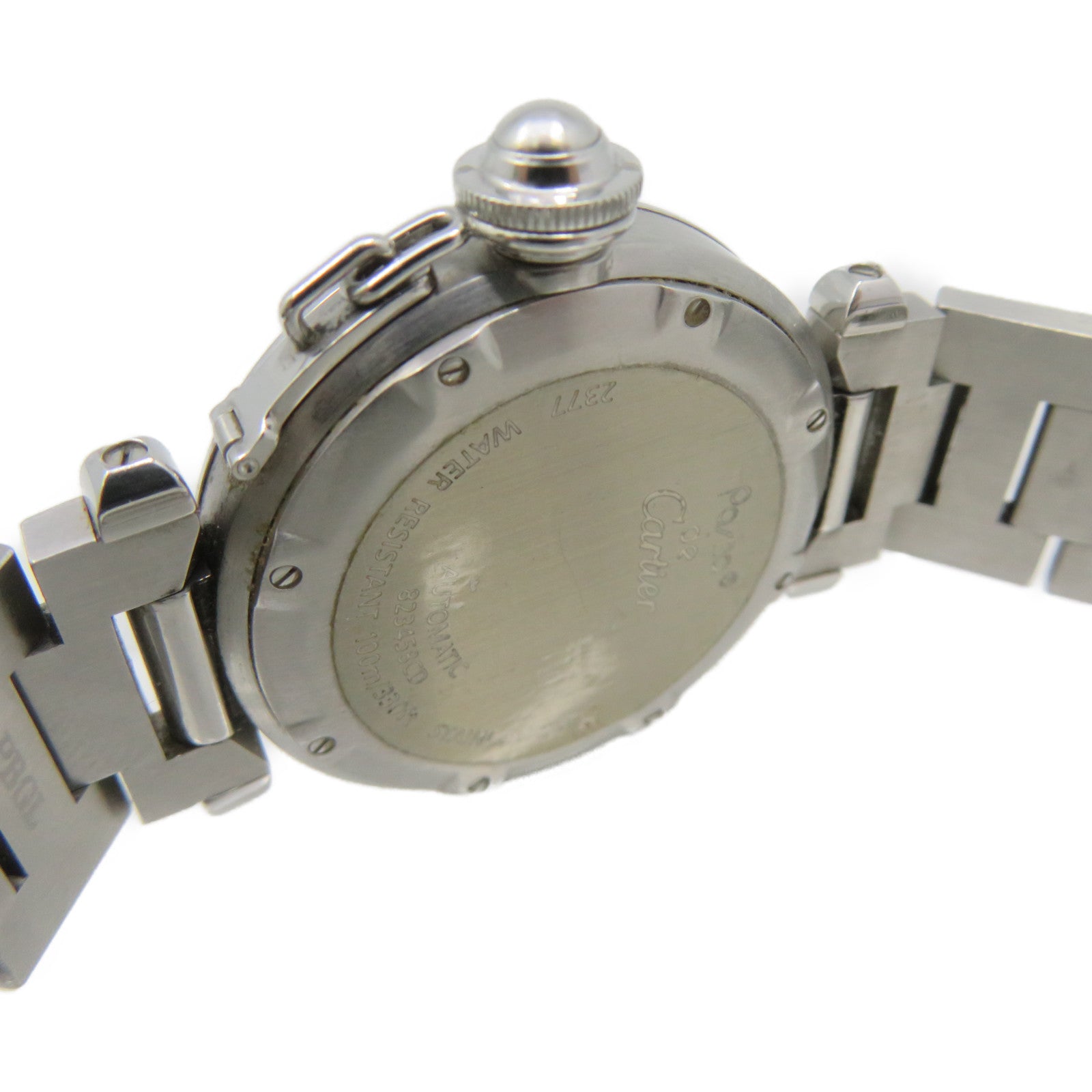 CARTIER Pasha C Watch不鏽鋼自動機芯手錶貝殼色
