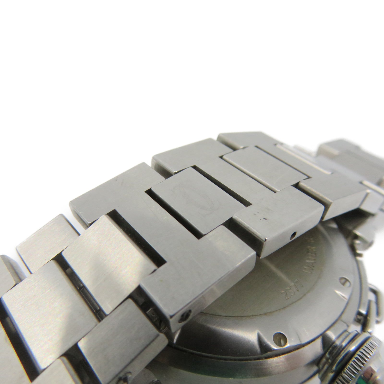 CARTIER Pasha C Watch不鏽鋼自動機芯手錶貝殼色