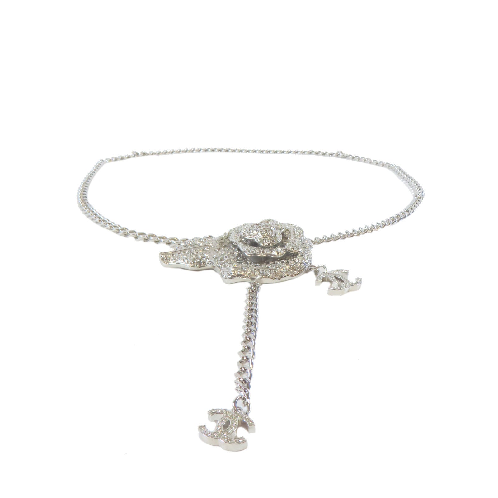 CHANEL 金屬Chain Belt腰帶銀色