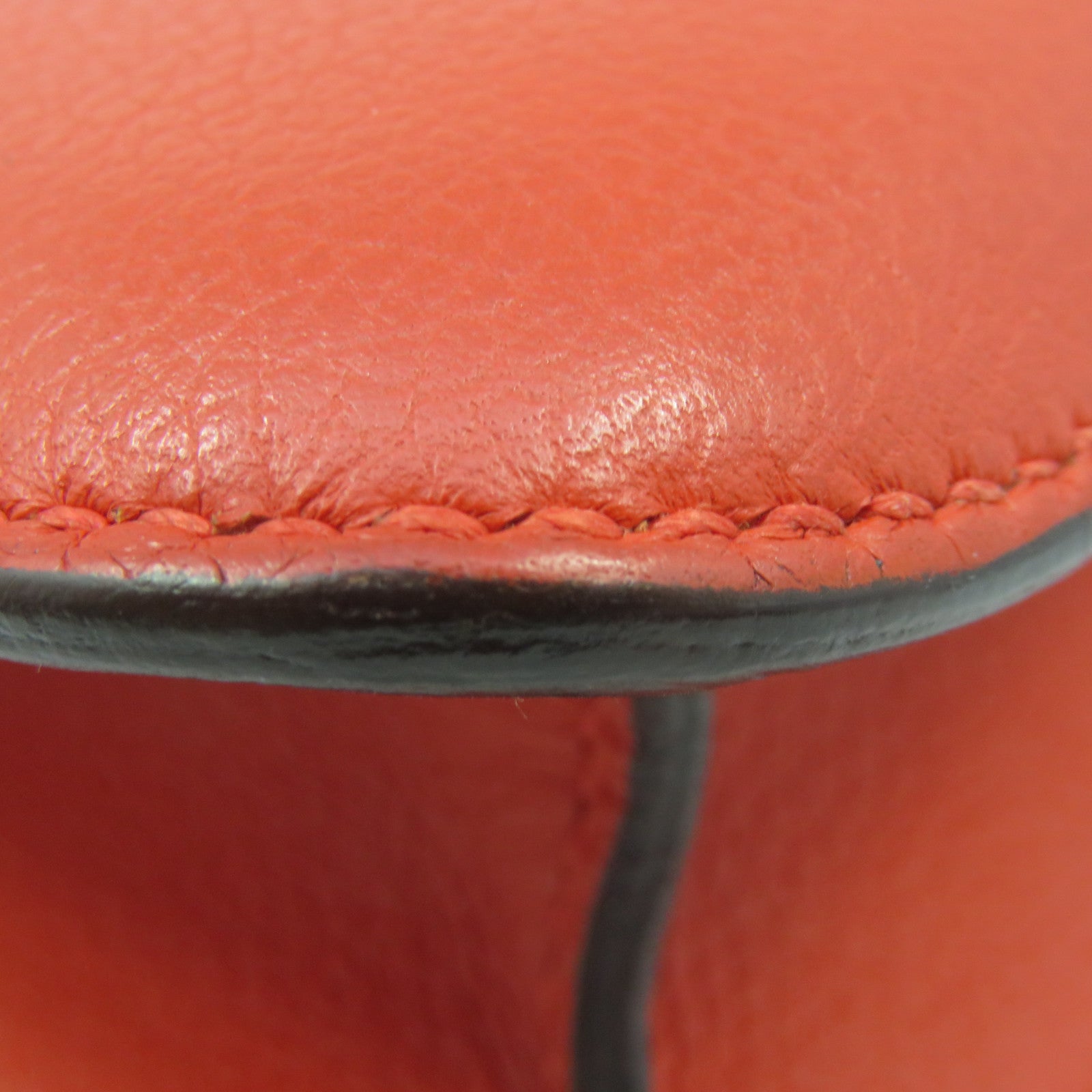 HERMES 【激减优惠】Swift皮革Constance 24 Shoulder Bag银扣肩背袋红色