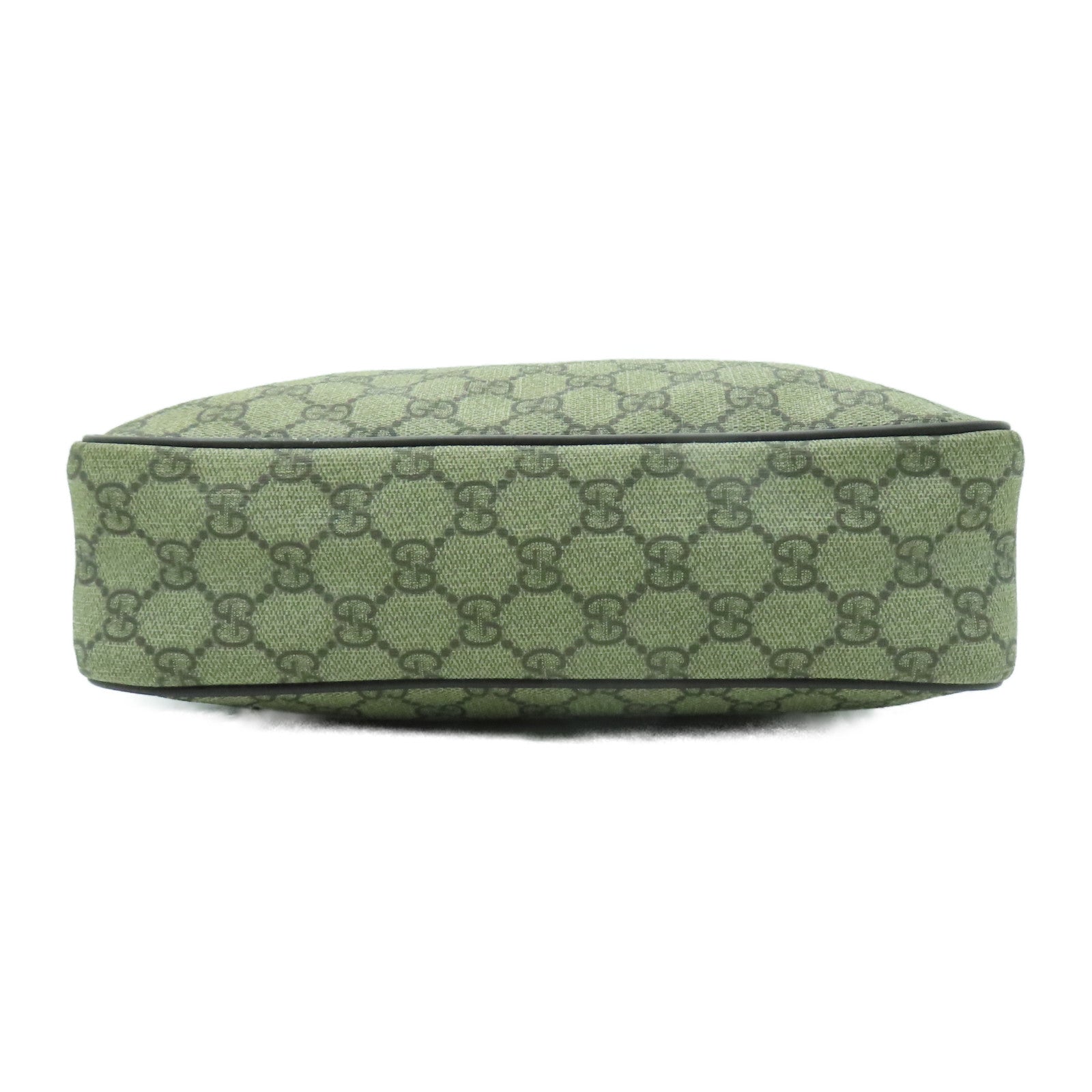 GUCCI 塗層帆布Shoulder Bag金扣肩背袋啡色