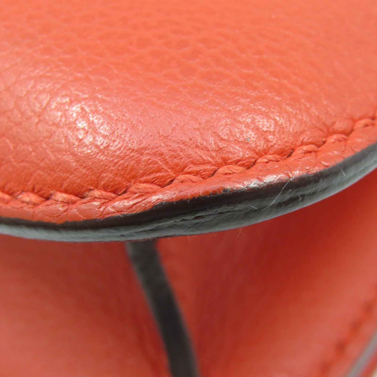 HERMES 【激减优惠】Swift皮革Constance 24 Shoulder Bag银扣肩背袋红色
