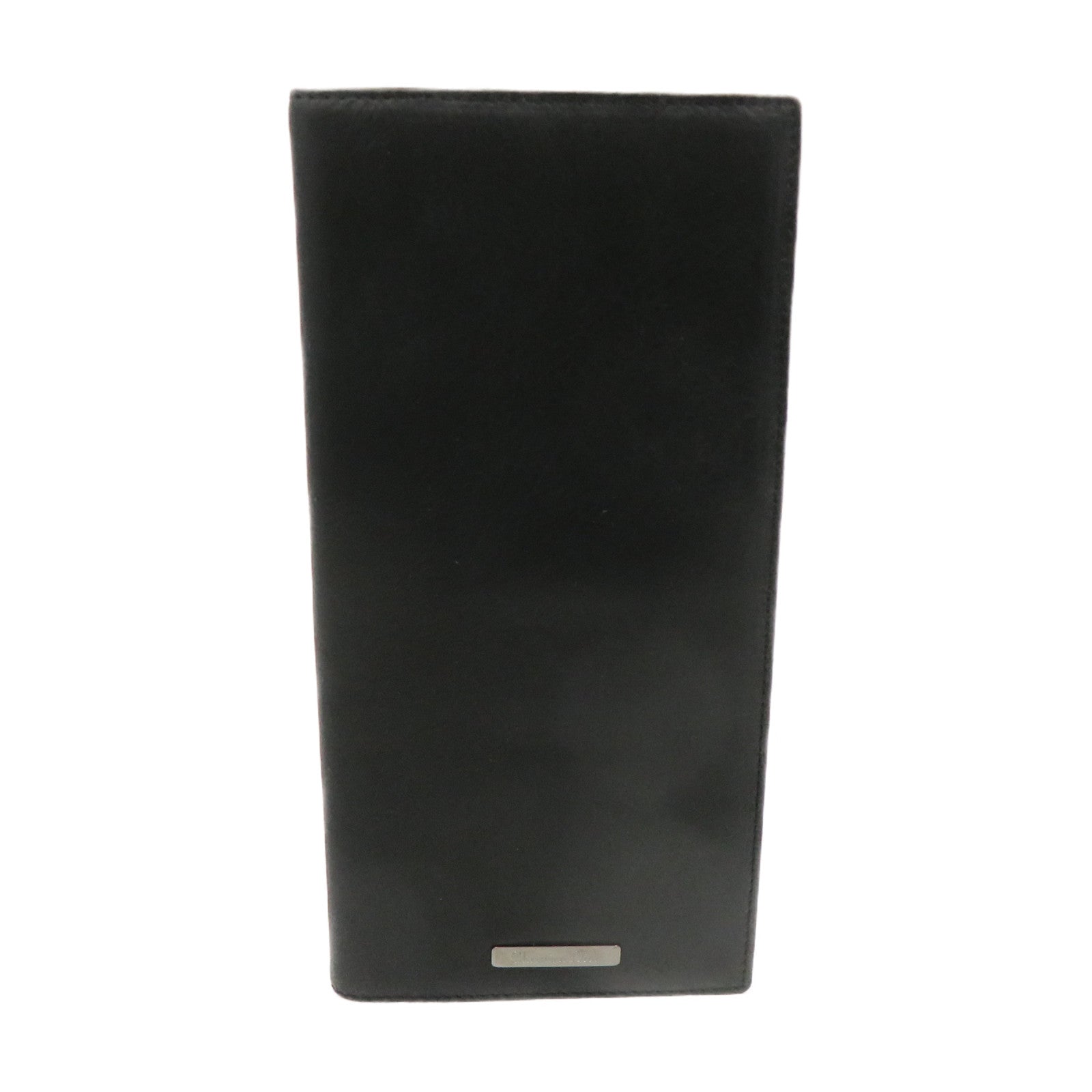 Dior sheepskin leather Long wallet black