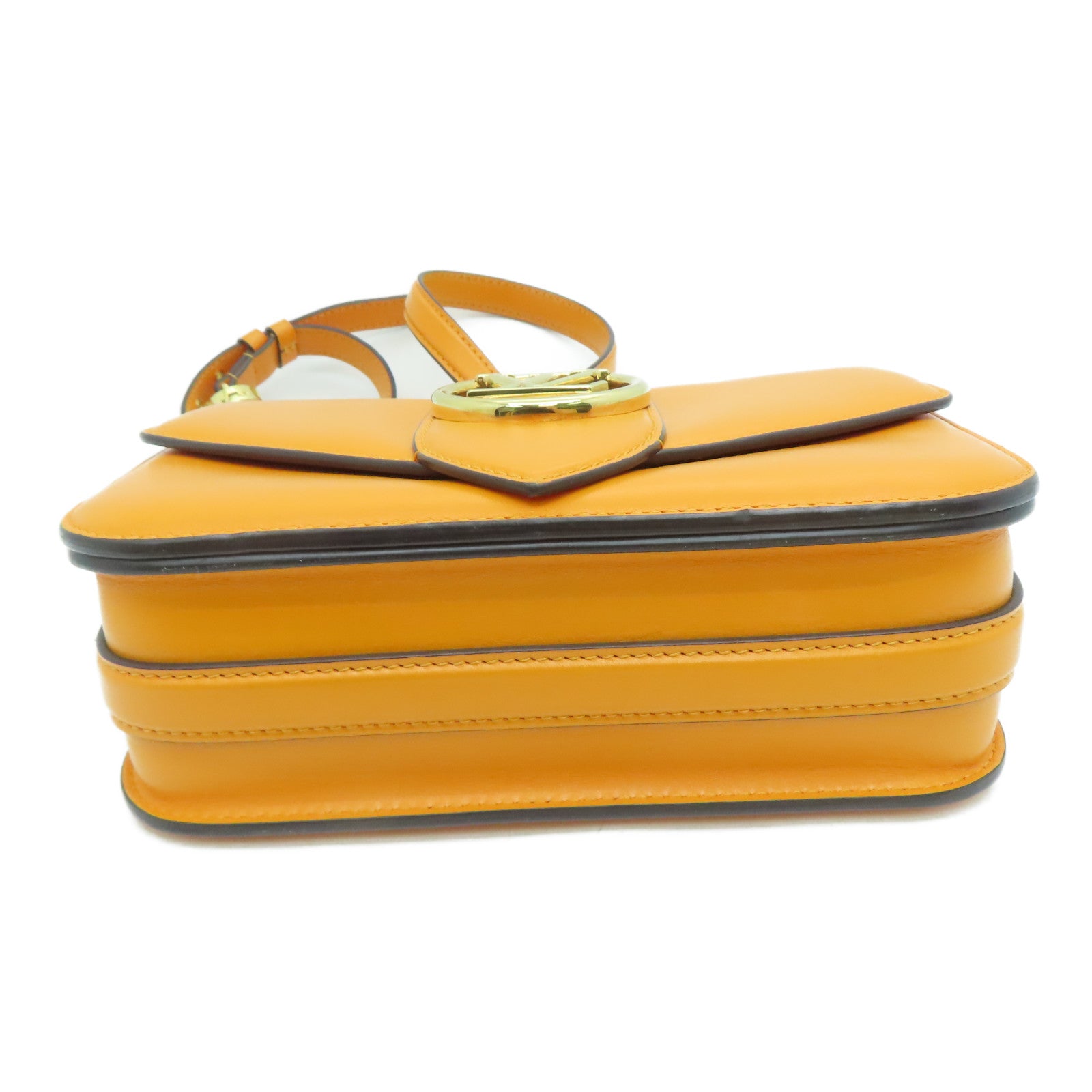 LOUIS VUITTON 【激减优惠】牛皮皮革Point 9金扣肩背袋黄色