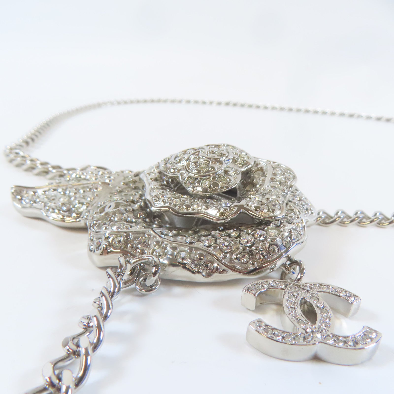 CHANEL 金屬Chain Belt腰帶銀色