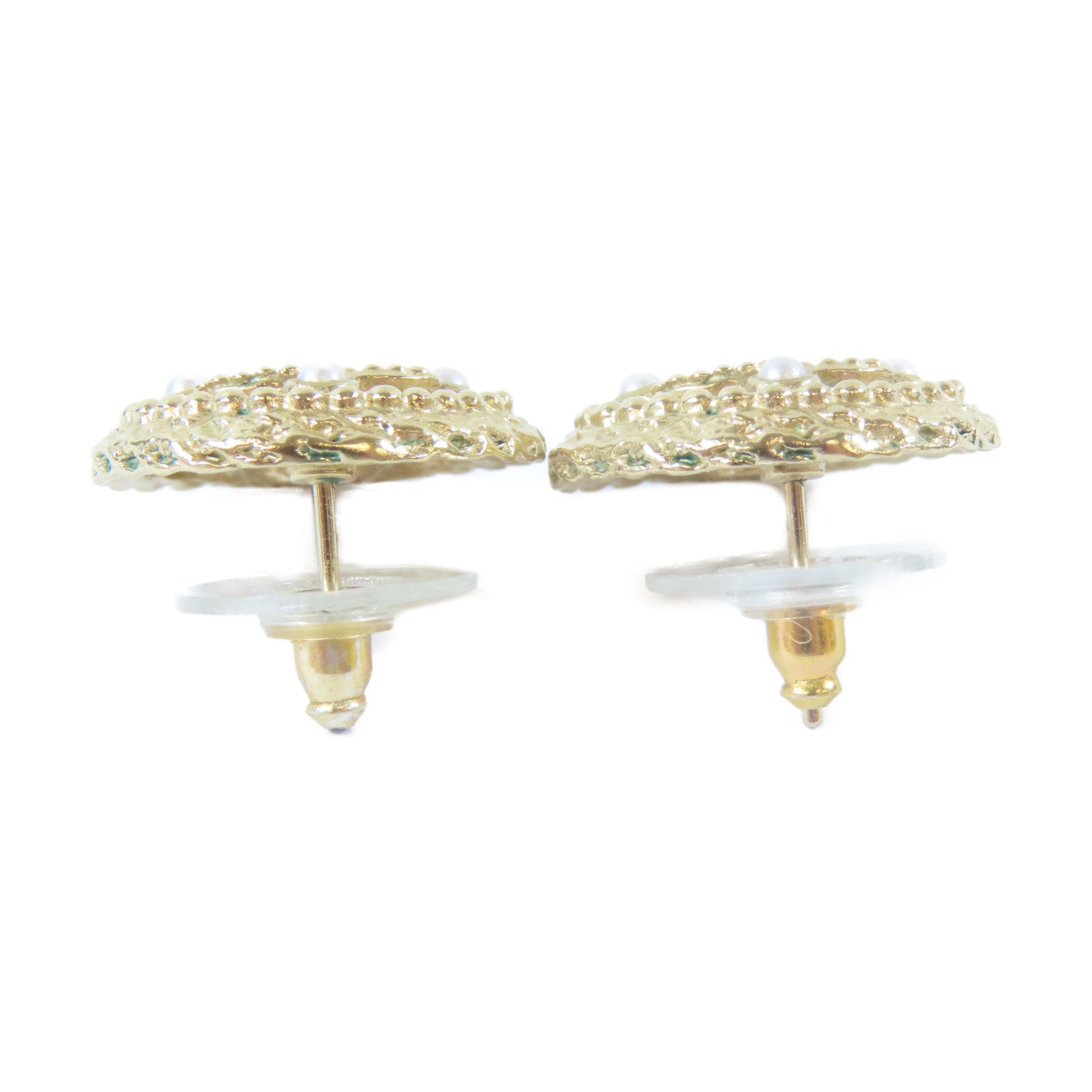 CHANEL 金屬Earring耳環金色
