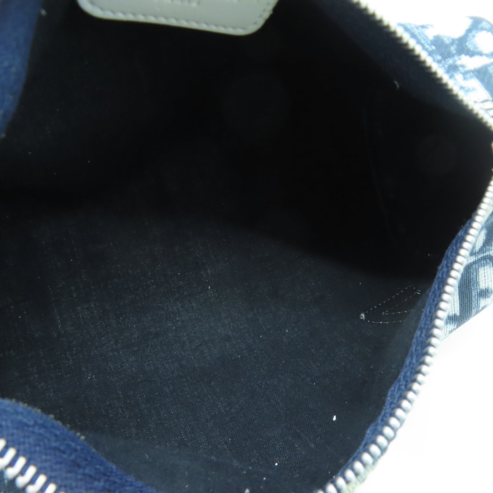 Dior PVC Accessiories Pouch銀扣手拿包藍色