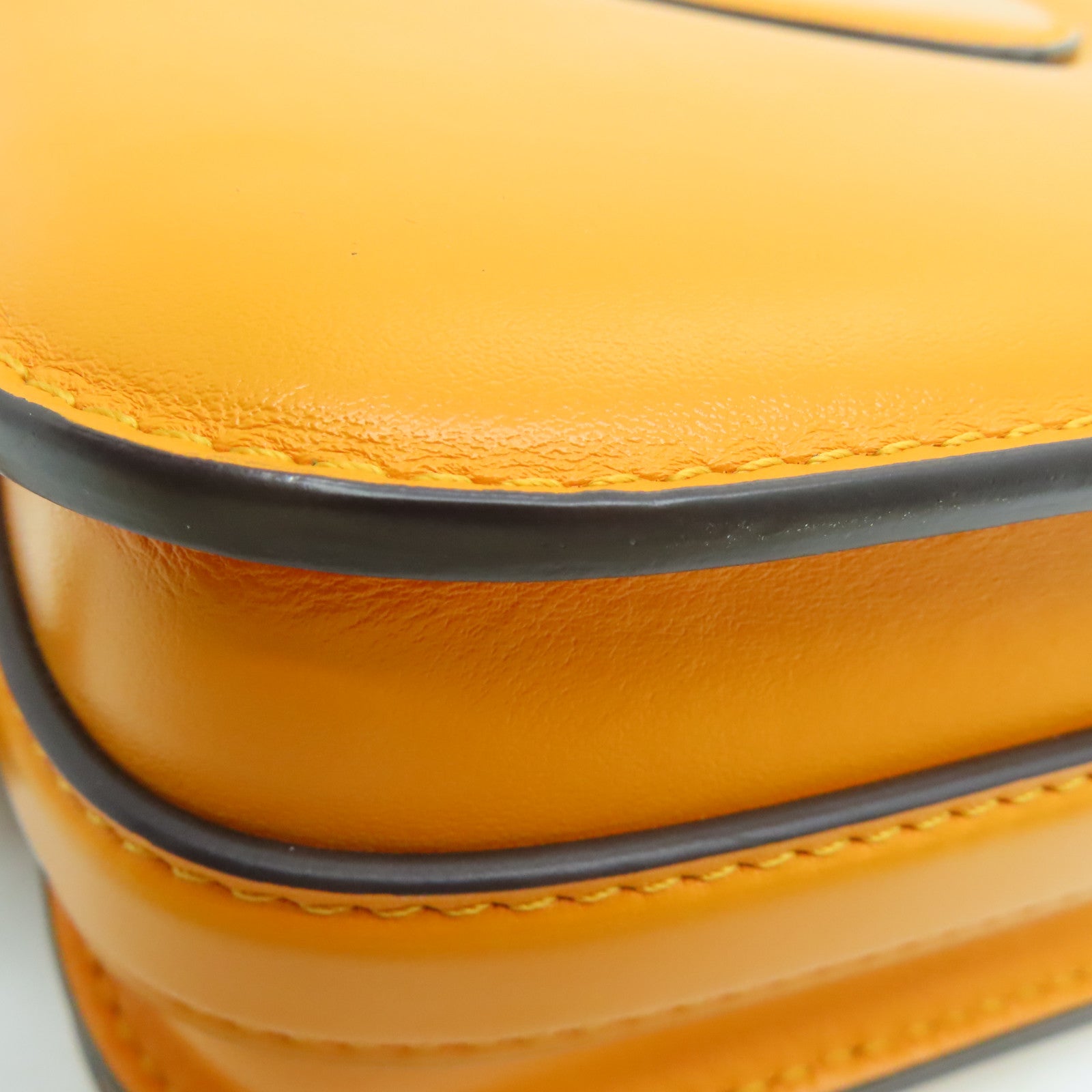 LOUIS VUITTON 【激减优惠】牛皮皮革Point 9金扣肩背袋黄色