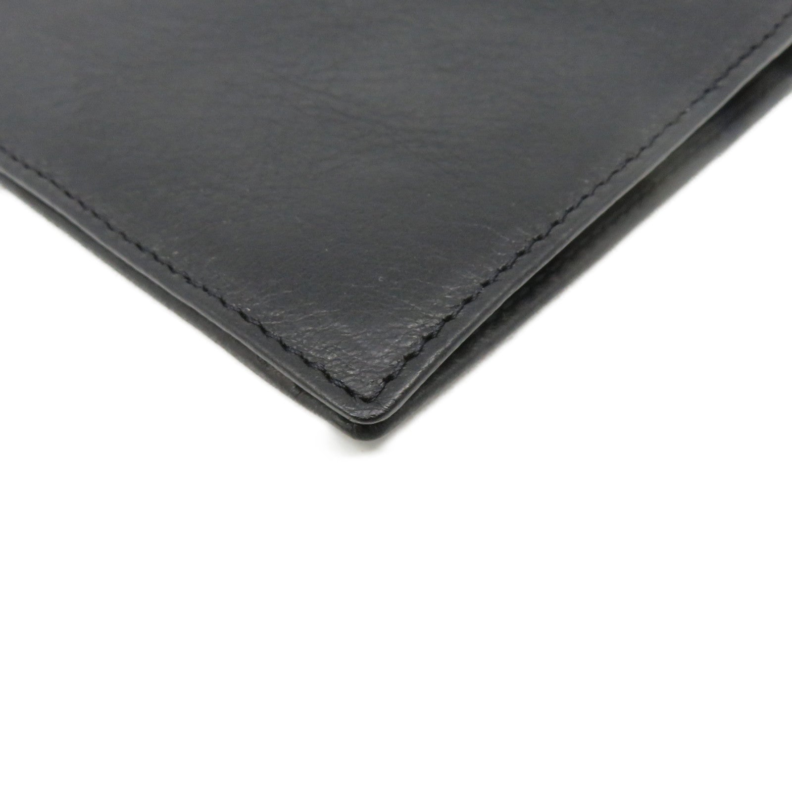 Dior sheepskin leather Long wallet black