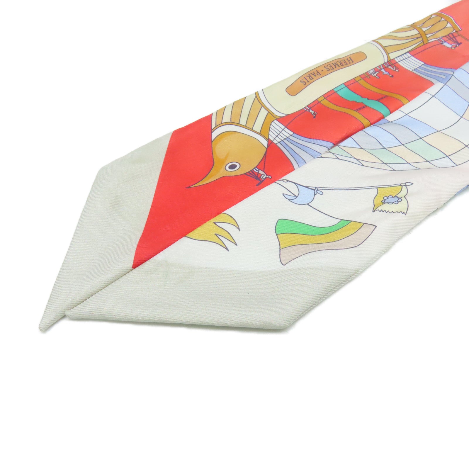 HERMES 絲質Twilly Scarf絲巾粉紅色/桃紅色/灰色/彩色