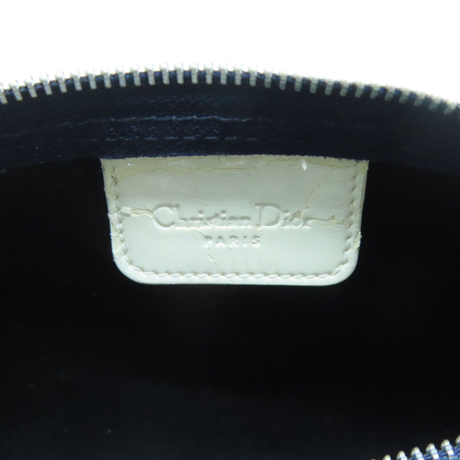 Dior PVC Accessiories Pouch銀扣手拿包藍色
