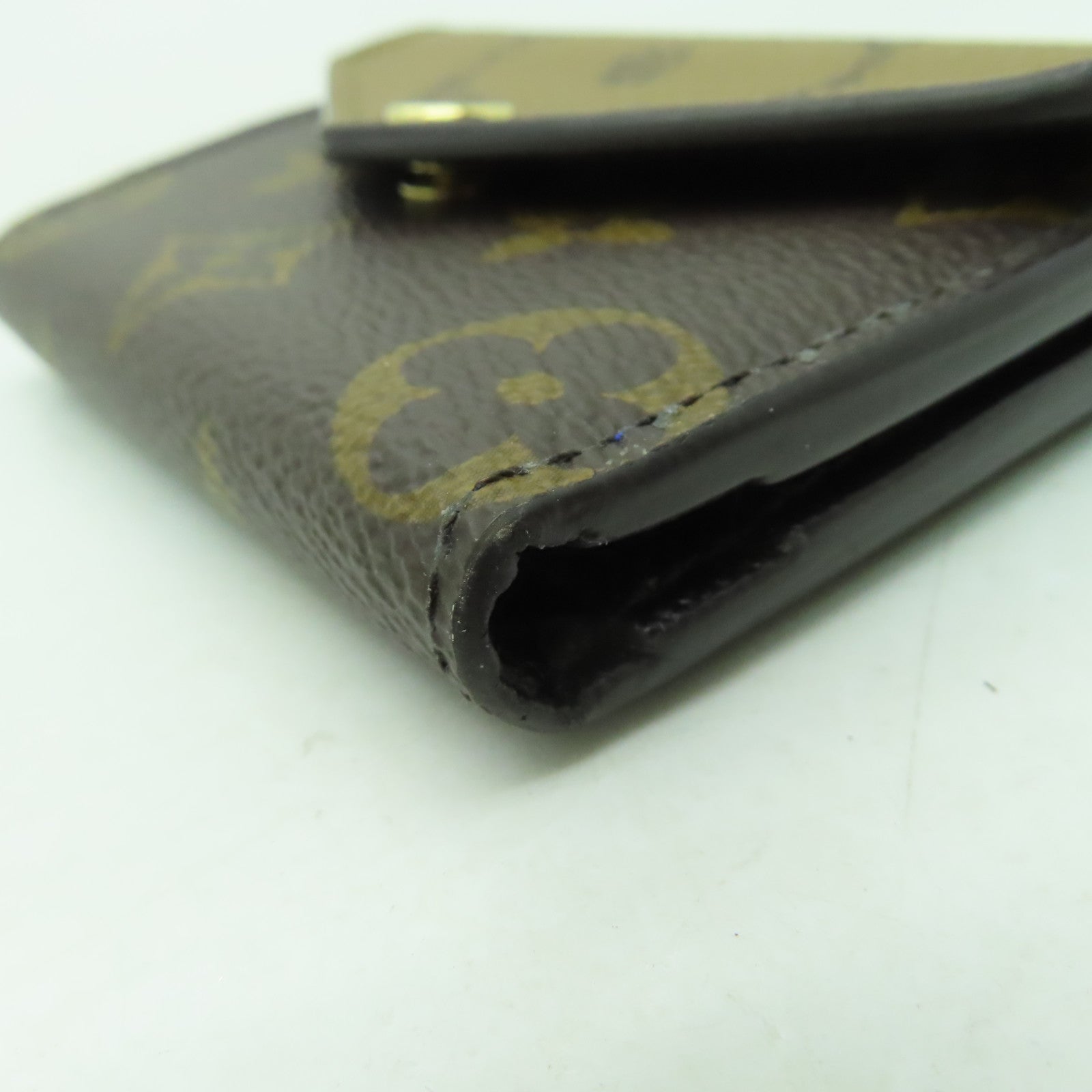 LOUIS VUITTON Monogram Zoe Wallet金扣錢包啡色