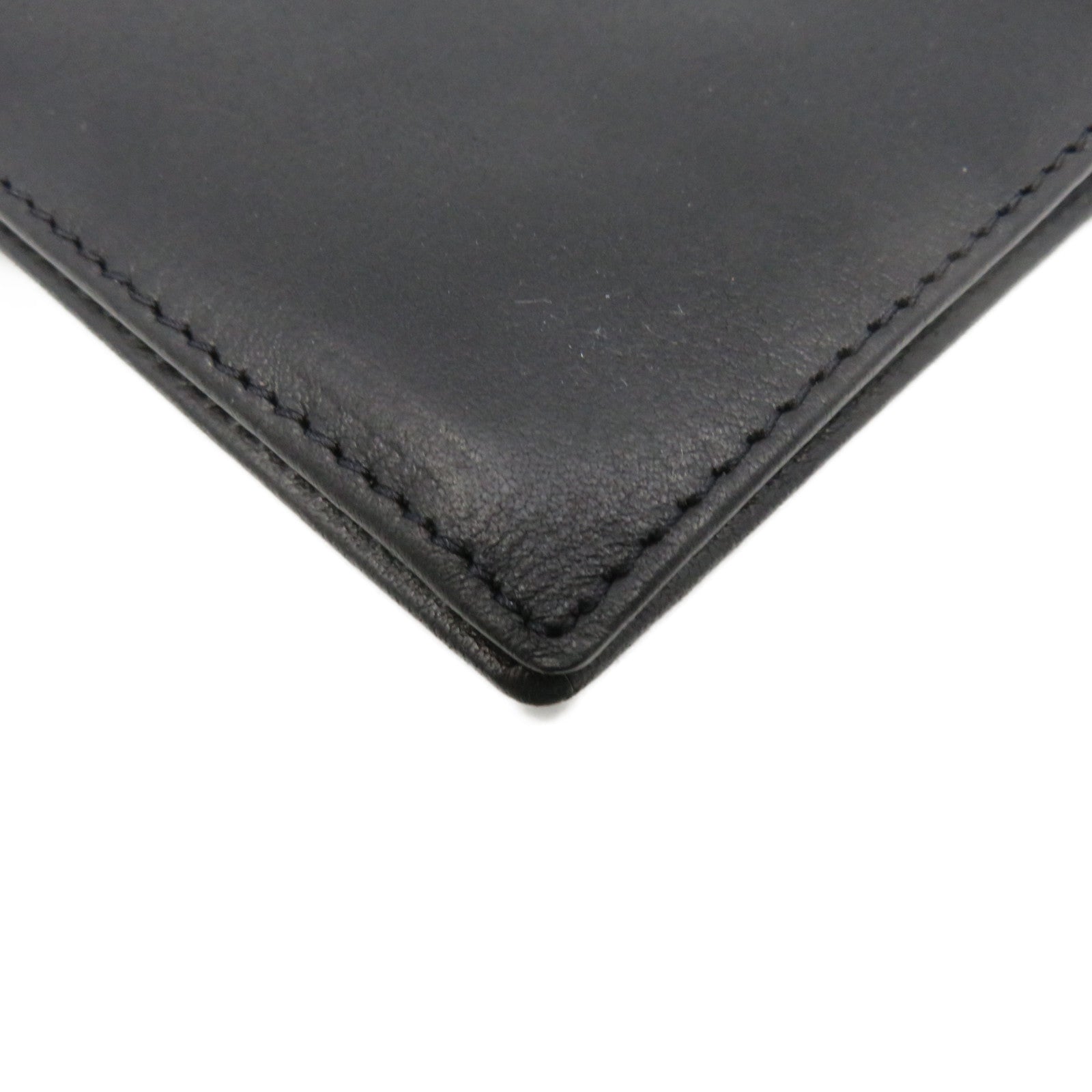 Dior sheepskin leather Long wallet black
