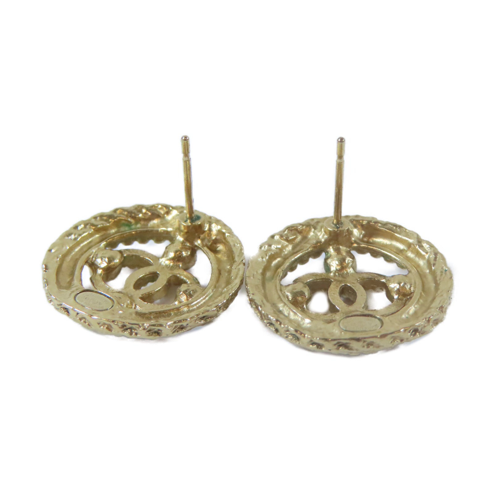 CHANEL 金屬Earring耳環金色