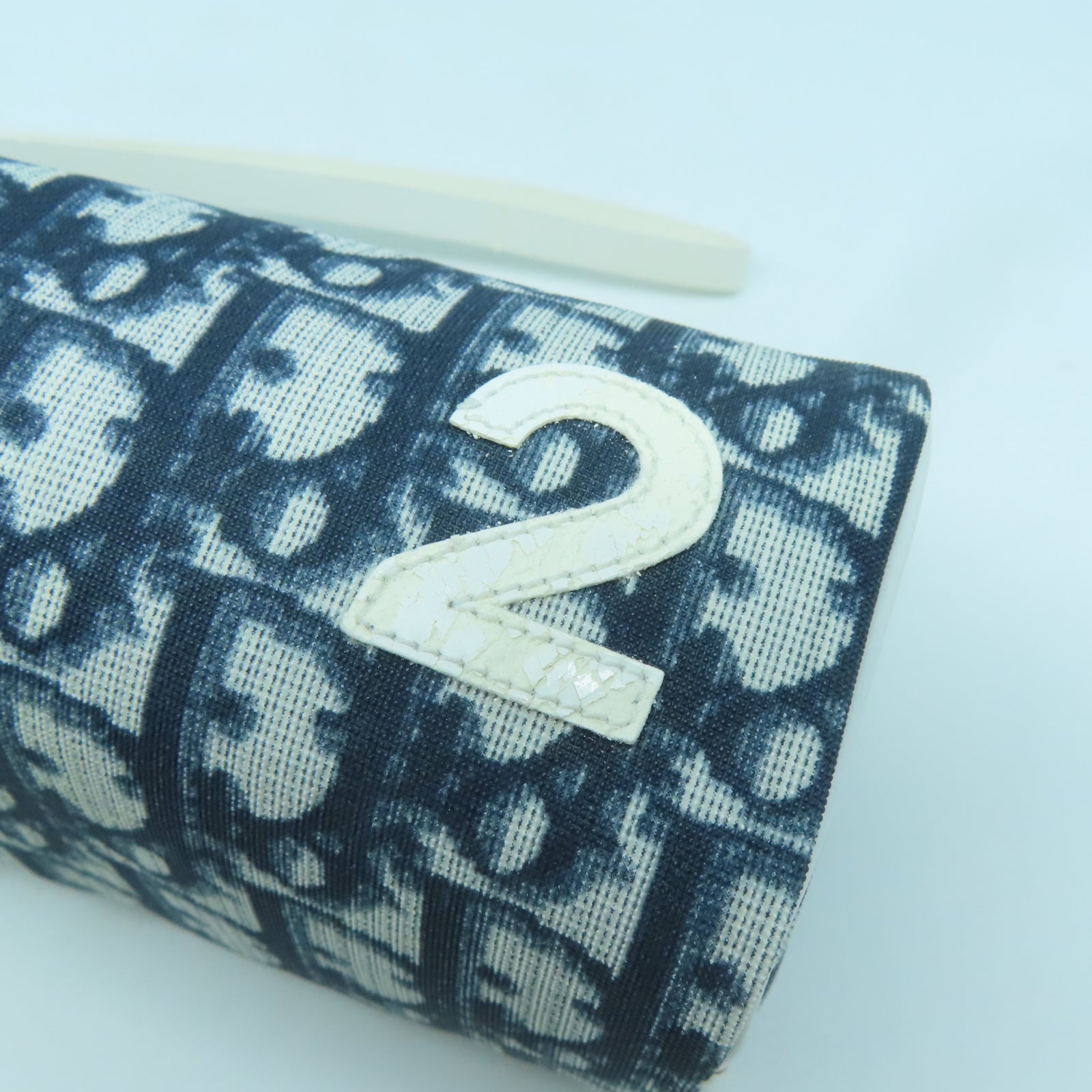 Dior PVC Accessiories Pouch銀扣手拿包藍色