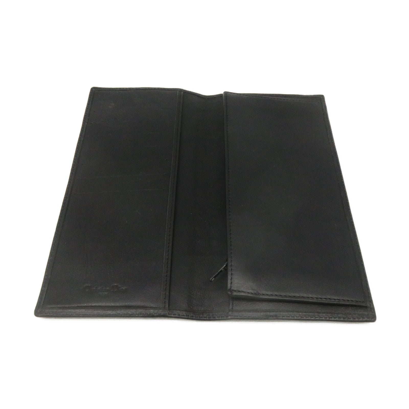 Dior sheepskin leather Long wallet black
