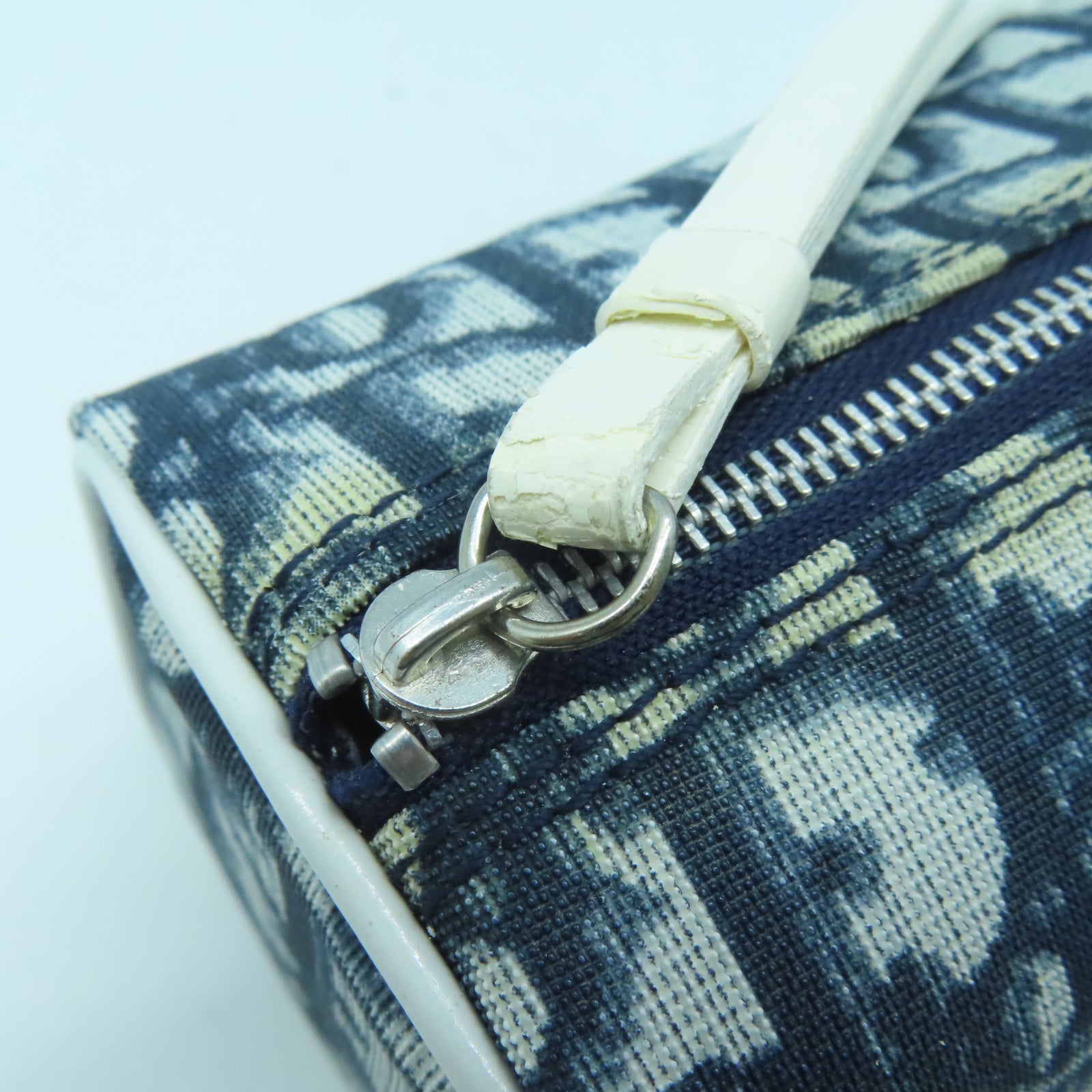 Dior PVC Accessiories Pouch銀扣手拿包藍色