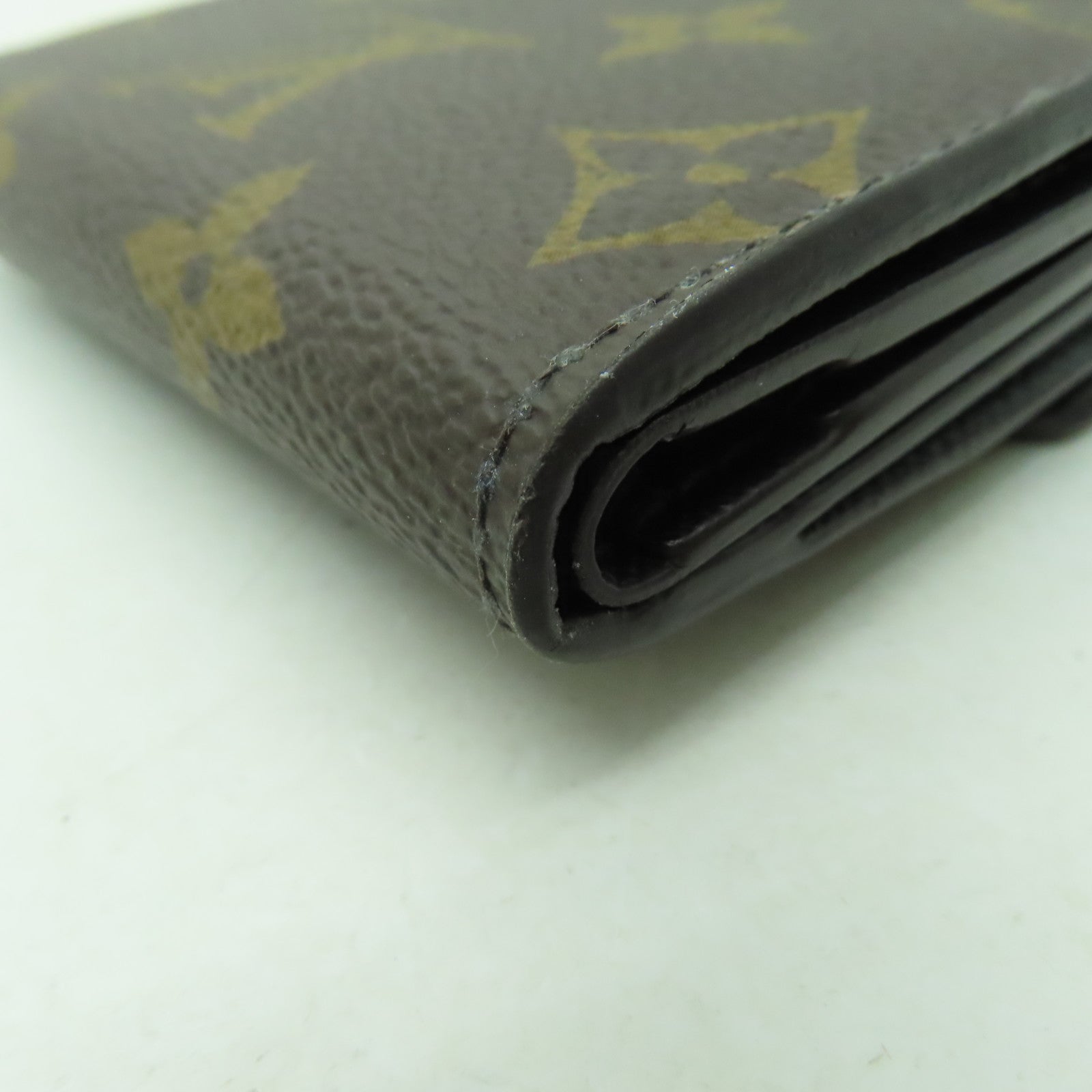 LOUIS VUITTON Monogram Zoe Wallet金扣錢包啡色