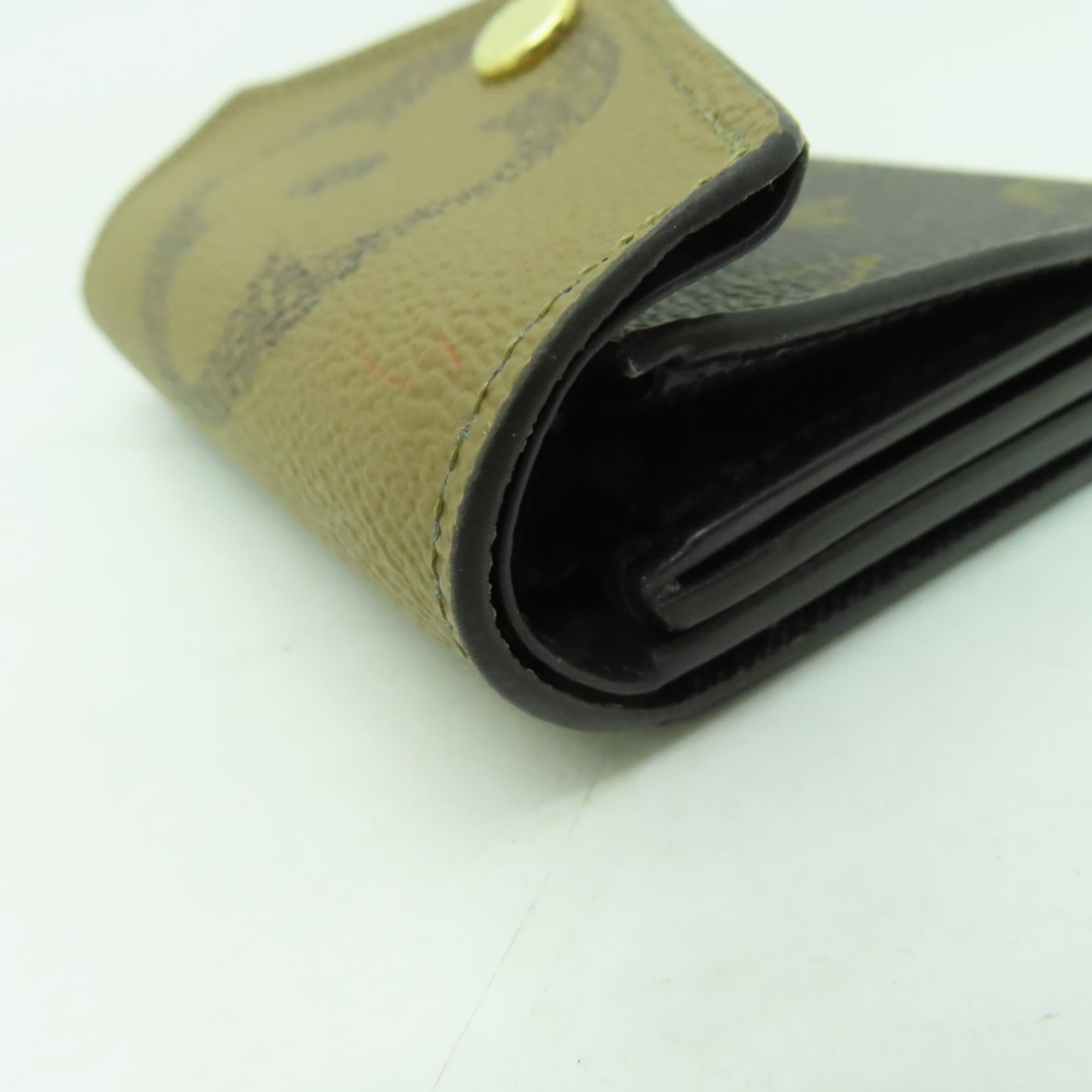 LOUIS VUITTON Monogram Zoe Wallet金扣錢包啡色