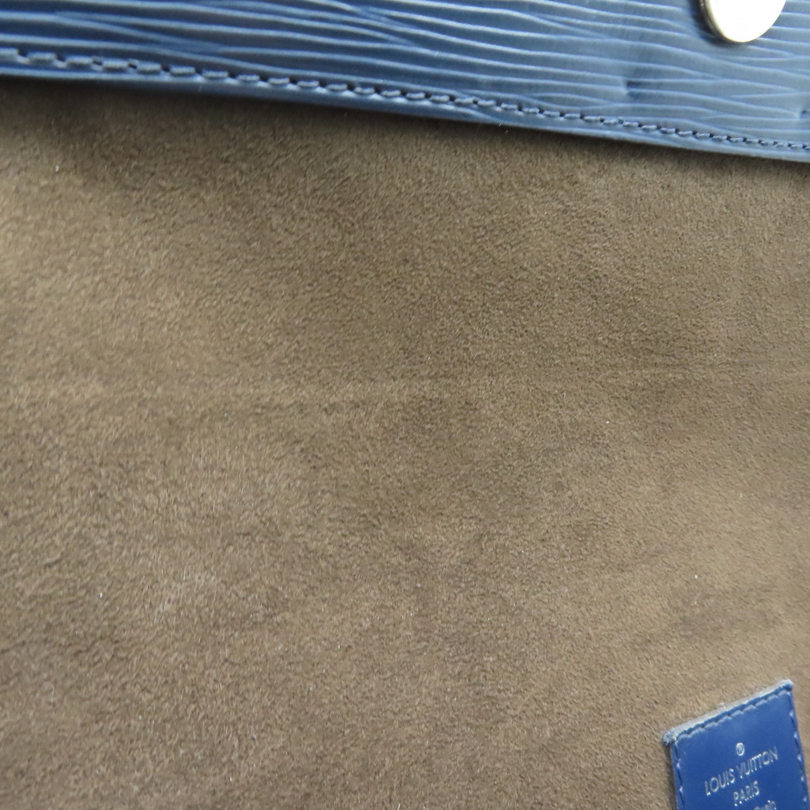 LOUIS VUITTON [Sharp Discount] Epi Cluny MM Silver Buckle Chain Shoulder Bag Blue