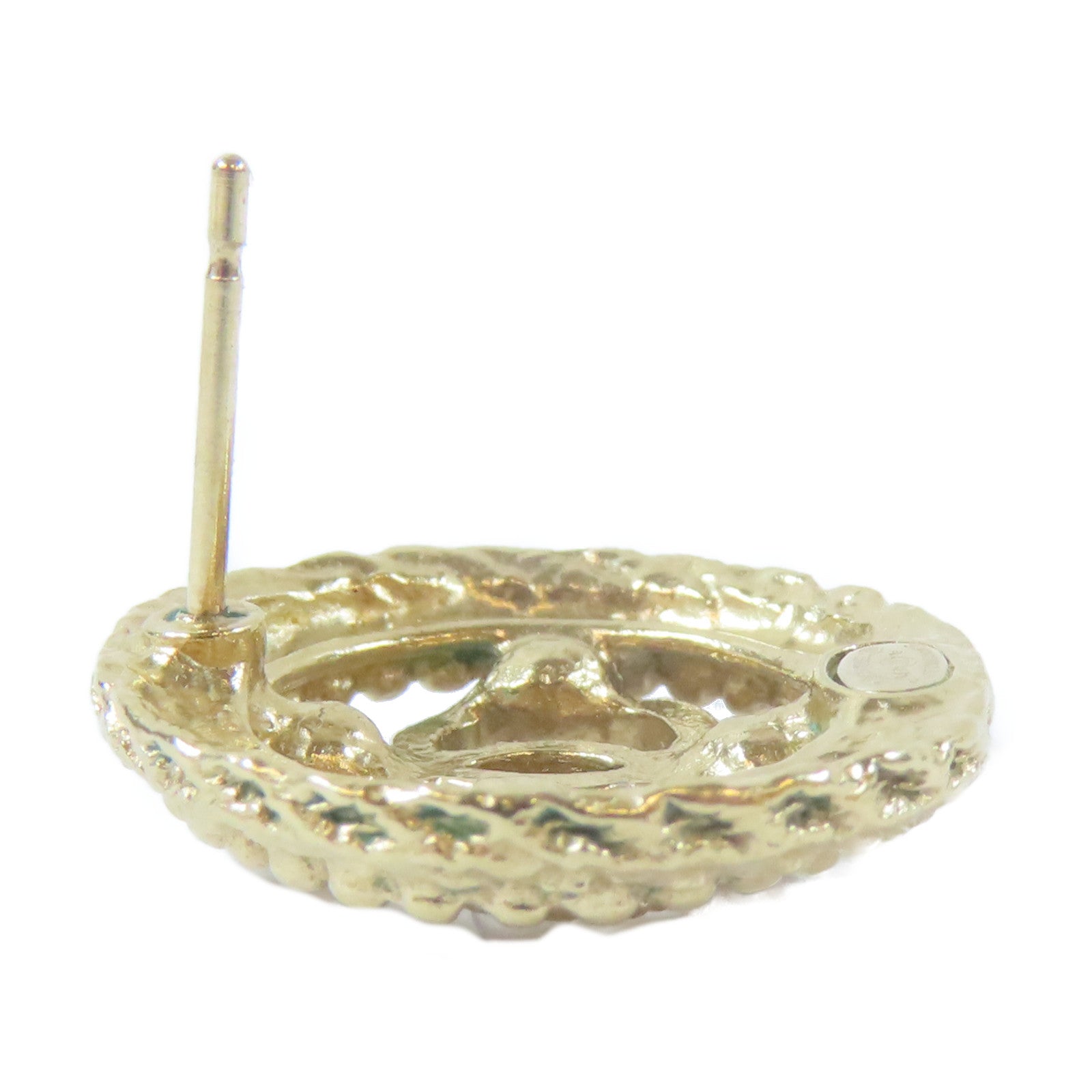 CHANEL 金屬Earring耳環金色