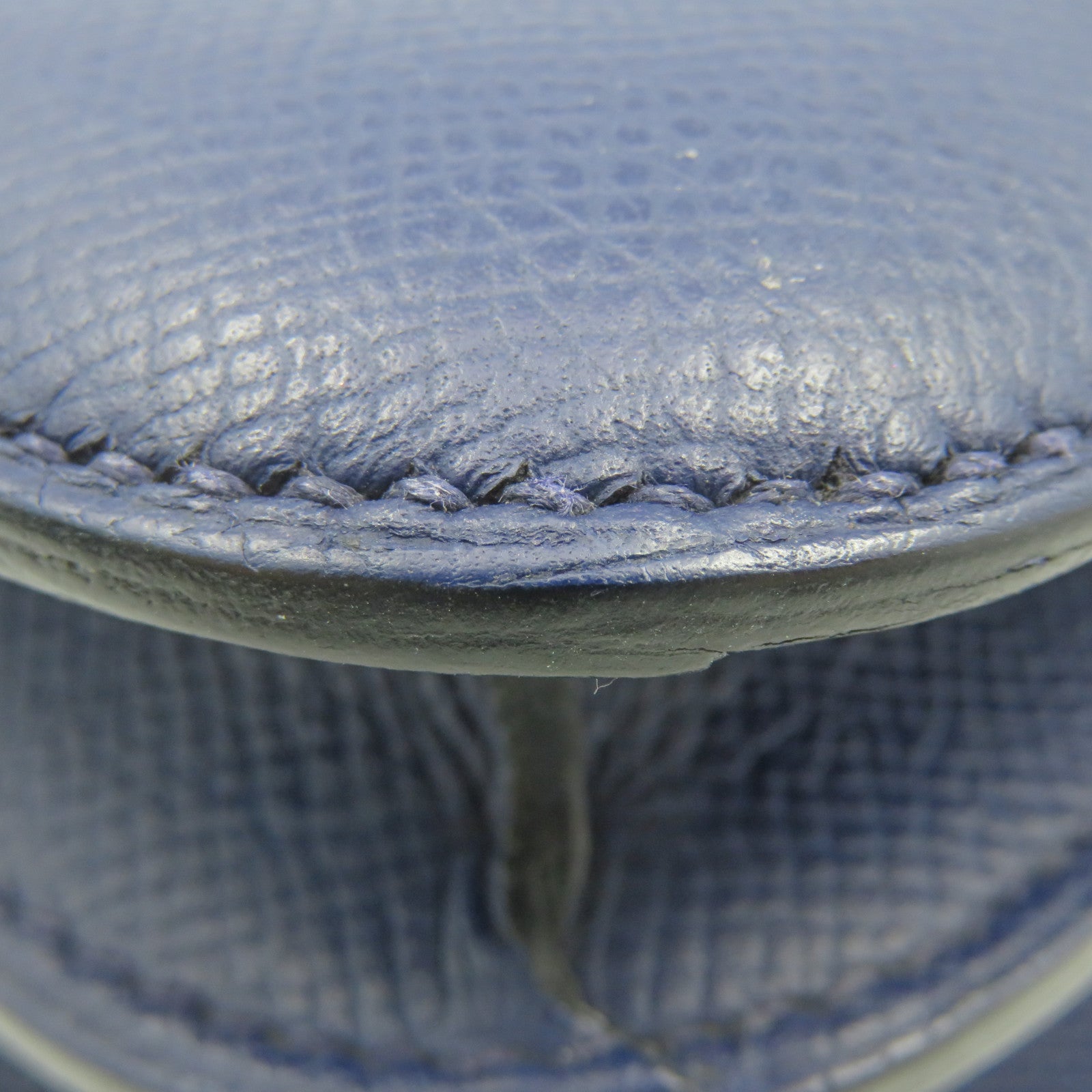 HERMES 【激減優惠】Epsom皮革Constance 24 Shoulder Bag銀扣肩背袋藍色