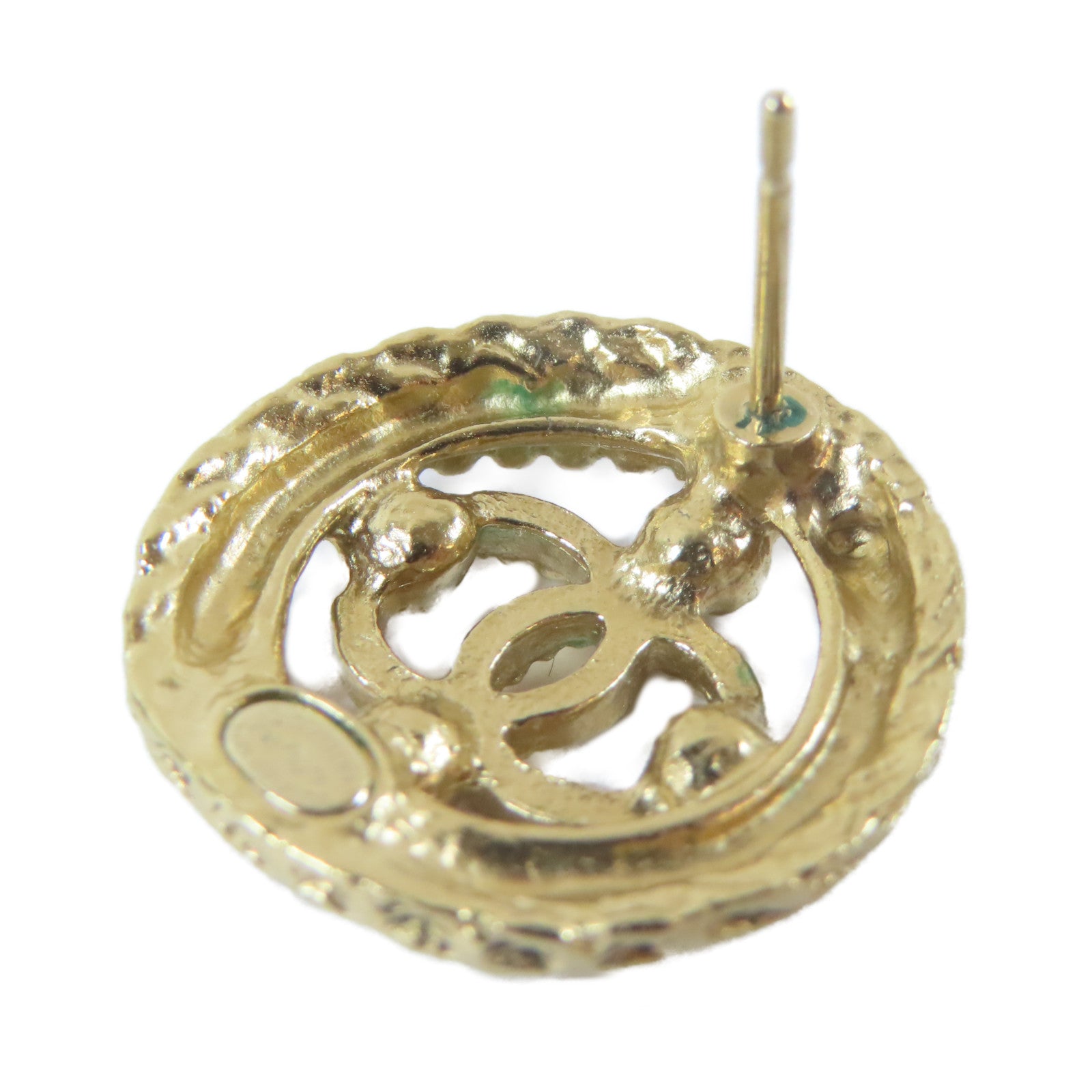 CHANEL 金屬Earring耳環金色