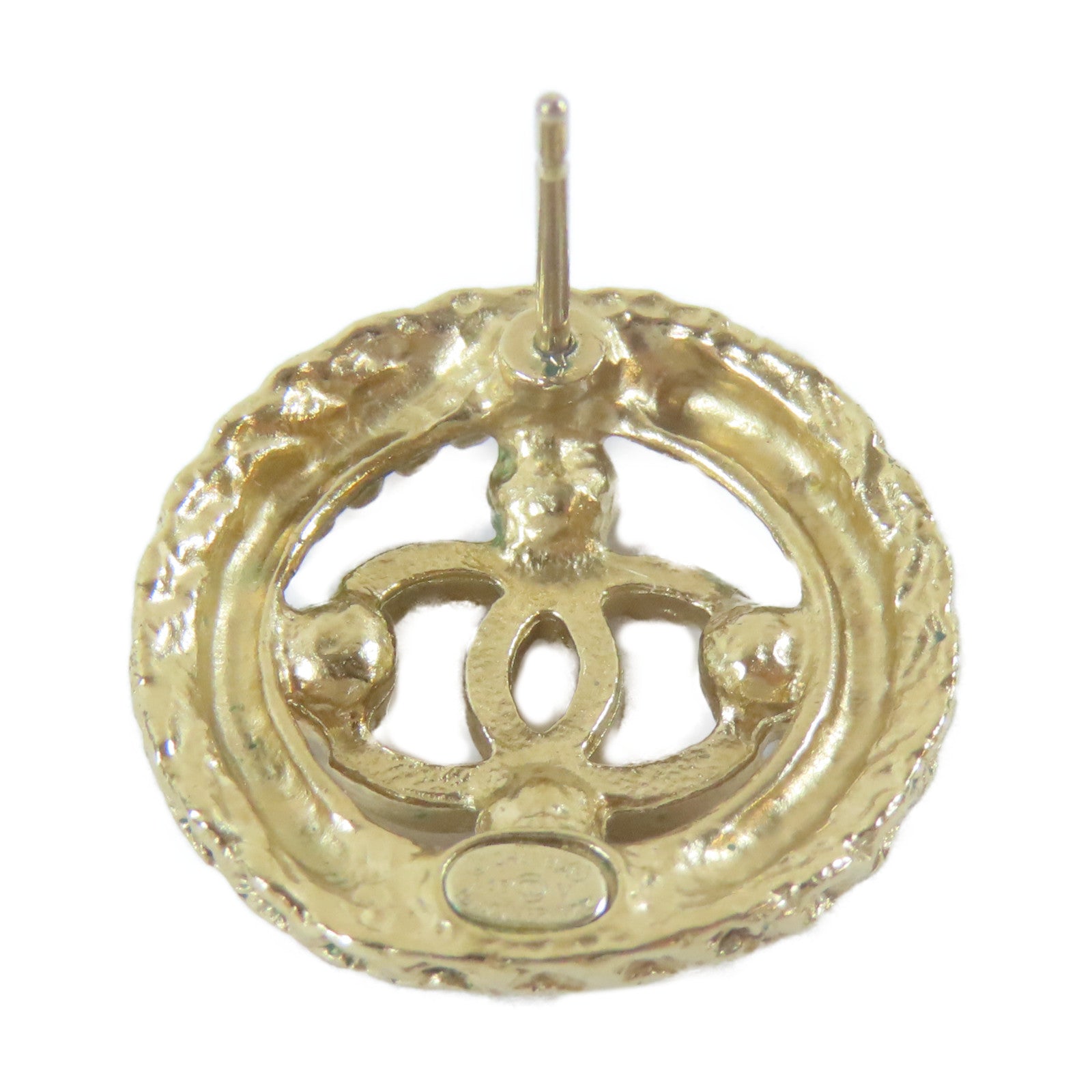 CHANEL 金屬Earring耳環金色