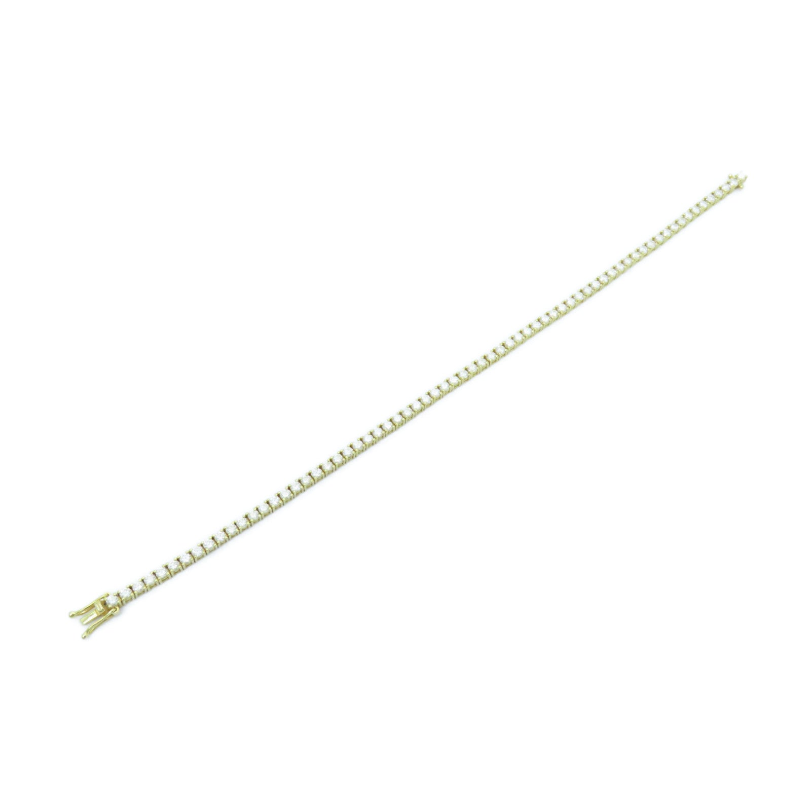 JEWELRY 18K黃金Diamond Bracelet鑽石手鏈#16.5cm