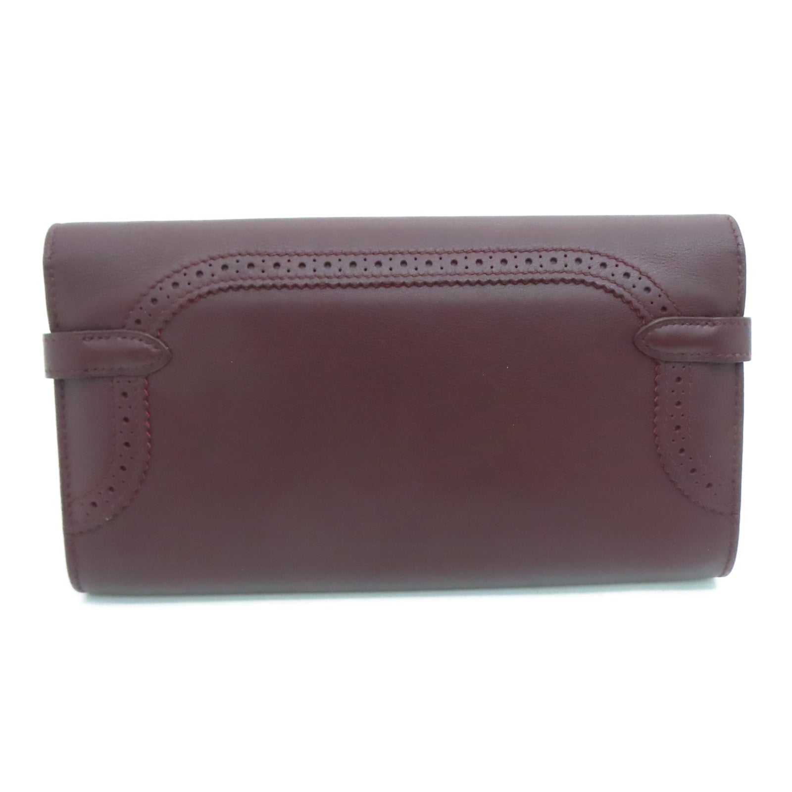 HERMES 【激減優惠】Swift/Chevre皮革Kelly Ghillies Long Wallet長錢包雙色