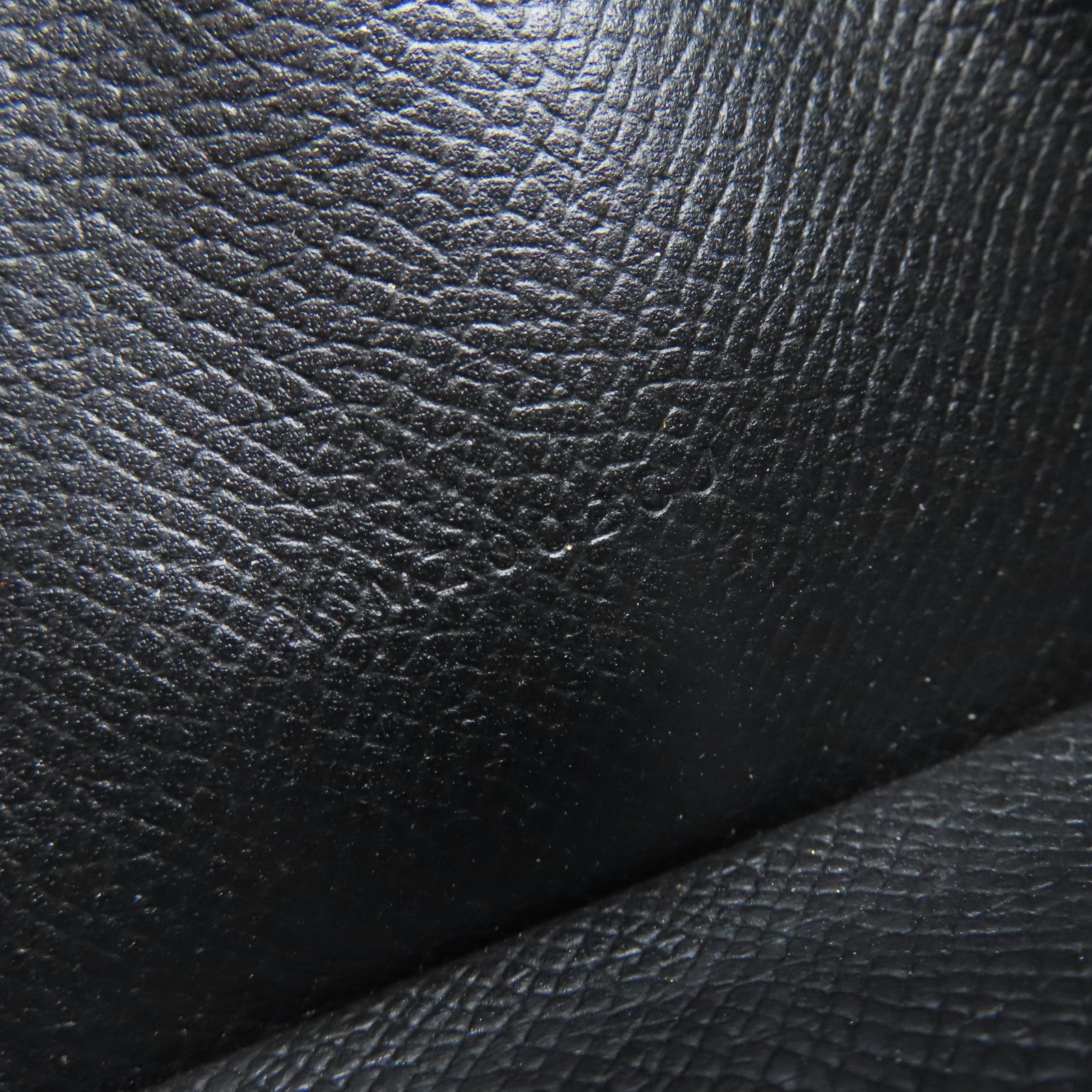 HERMES 【激減優惠】Veau Epsom皮革Bearn Wallet銀扣長錢包黑色