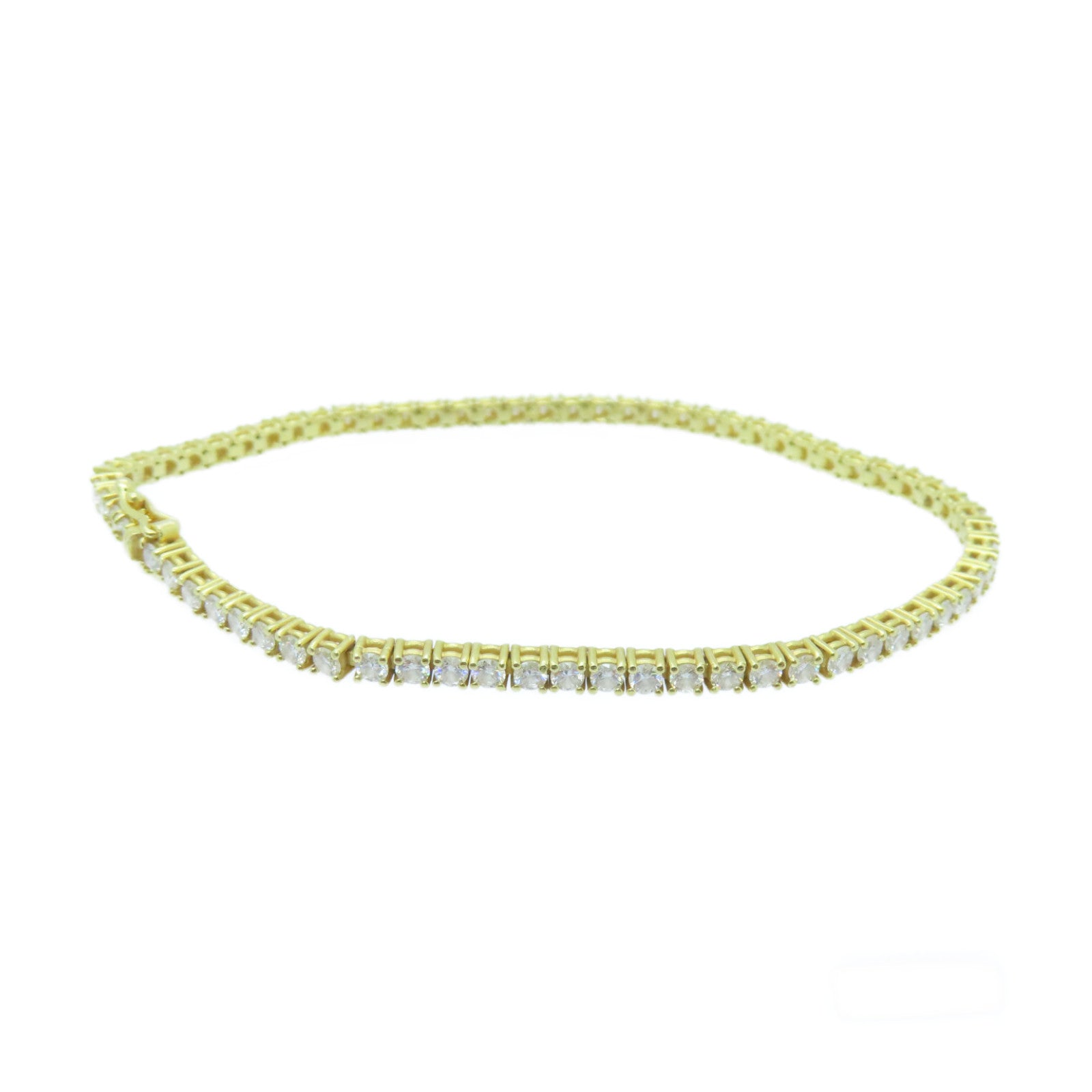 JEWELRY 18K黃金Diamond Bracelet鑽石手鏈#16.5cm