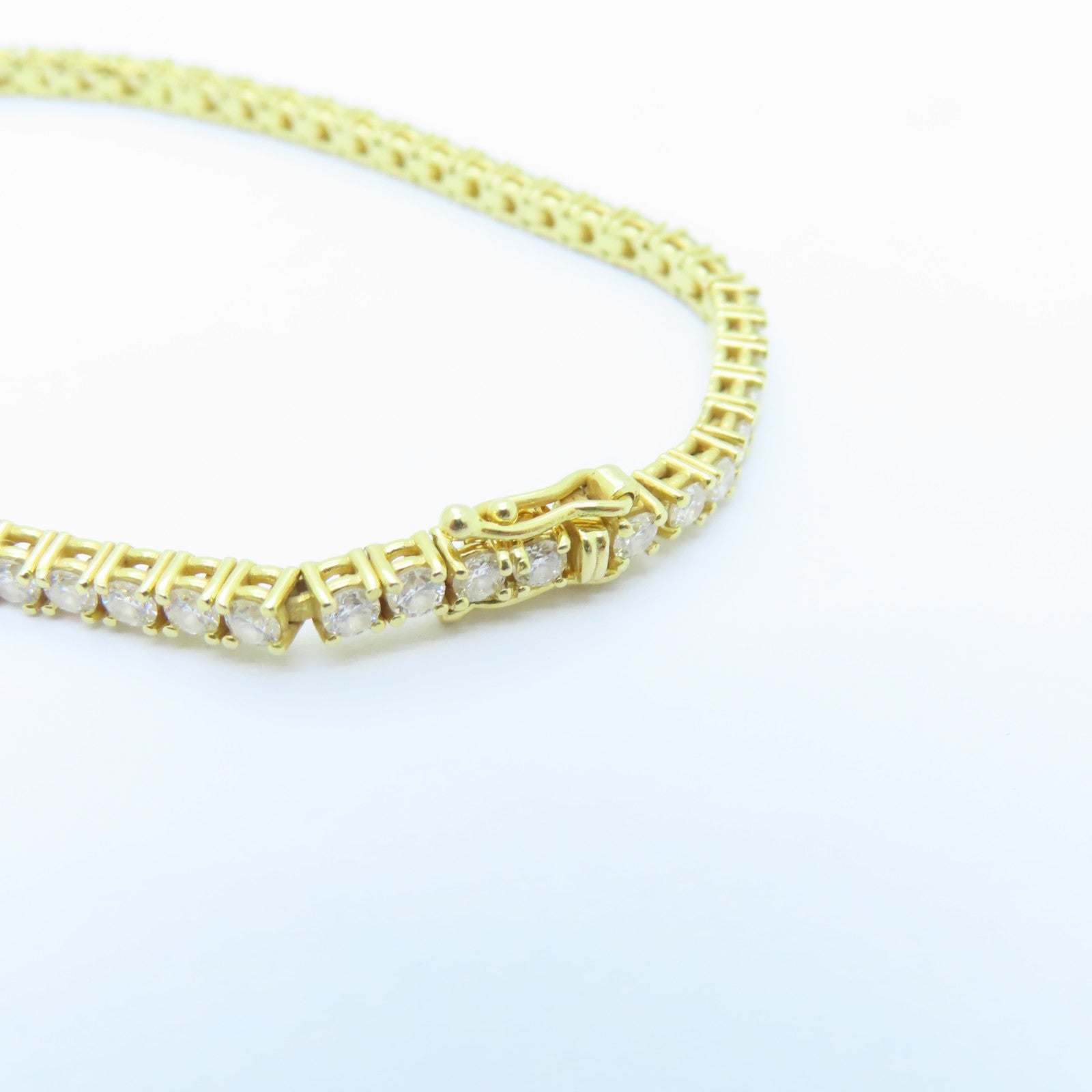 JEWELRY 18K黃金Diamond Bracelet鑽石手鏈#16.5cm