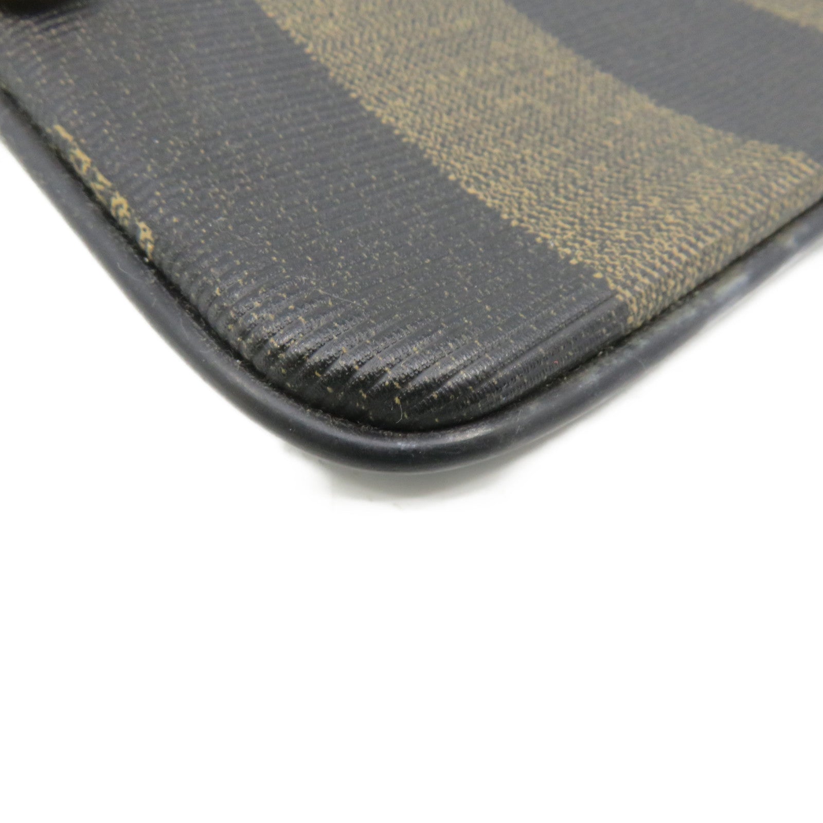 FENDI 涂层帆布Pouch手拿包啡色