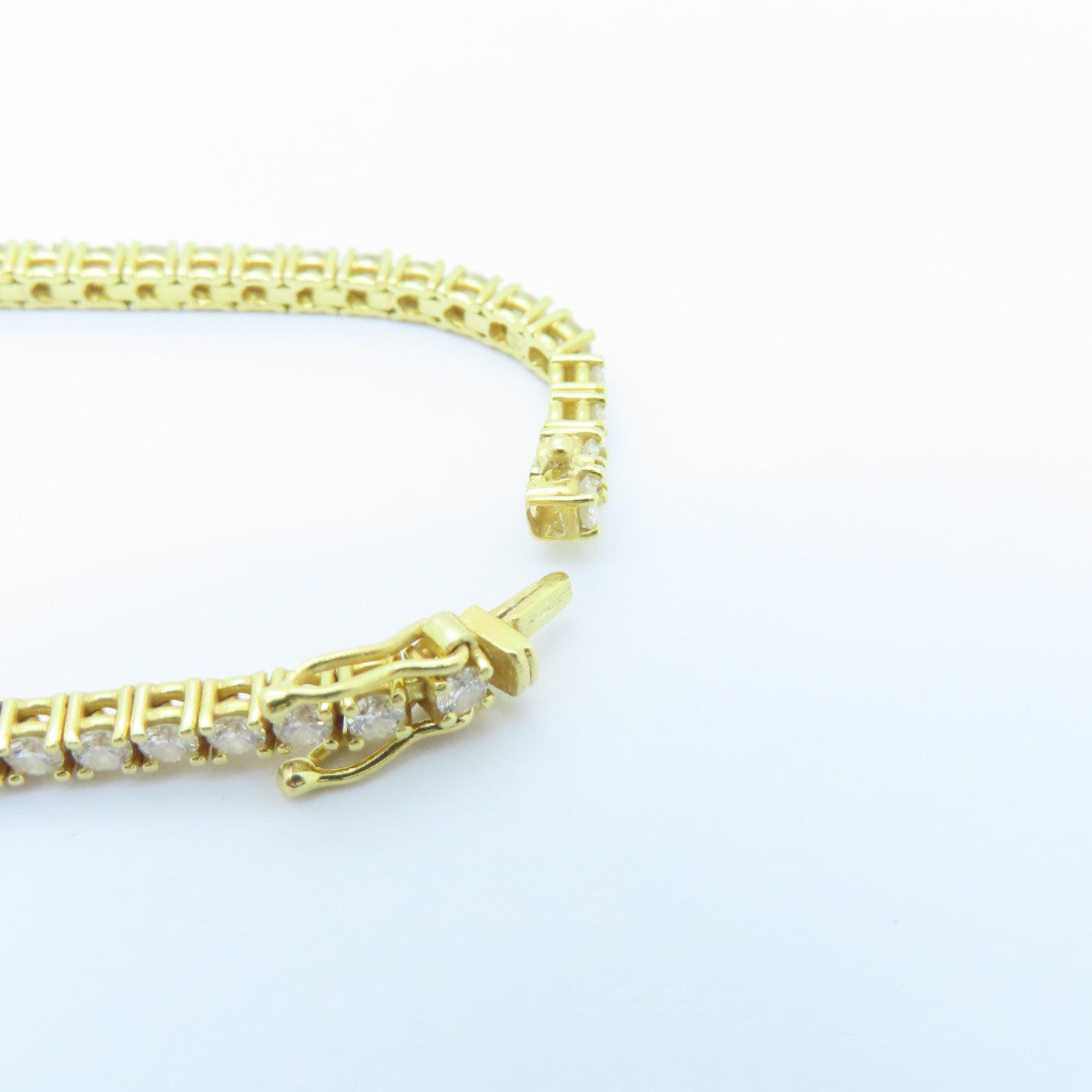 JEWELRY 18K黃金Diamond Bracelet鑽石手鏈#16.5cm