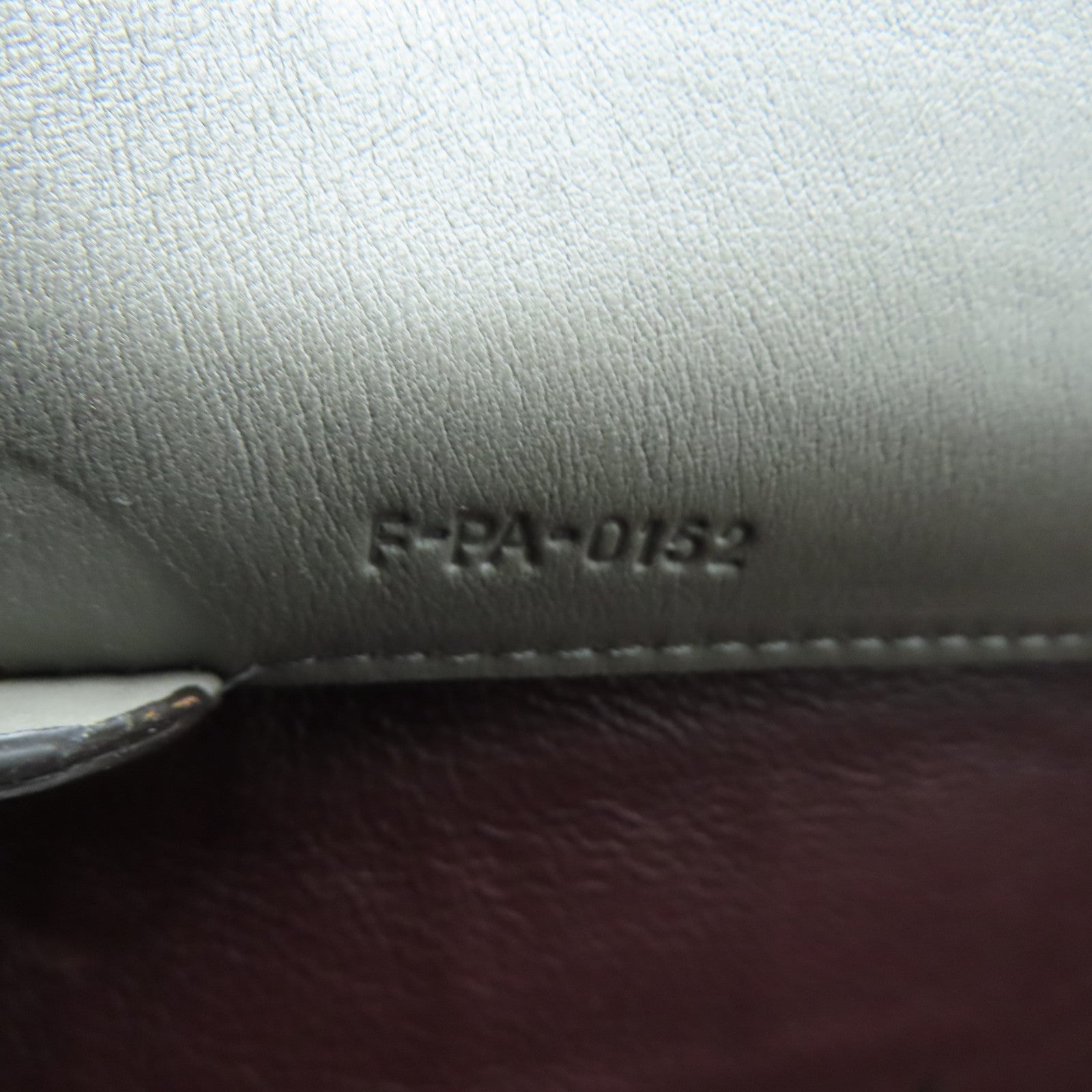 CELINE Cowhide Leather Tote Bag Gray