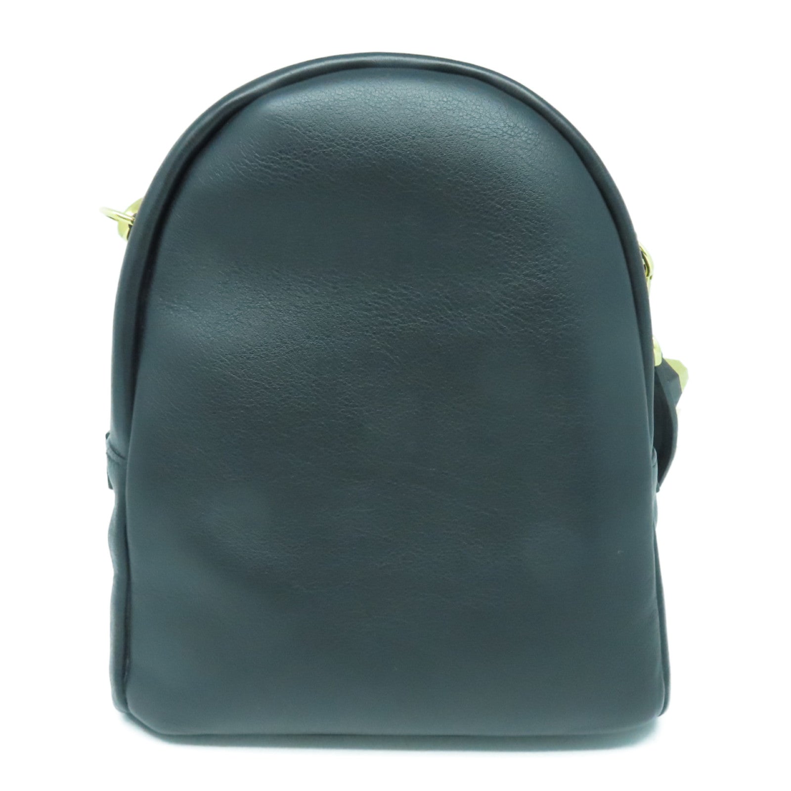 FENDI 【激減優惠】牛皮皮革Shoulder Bag金扣肩背袋黑色