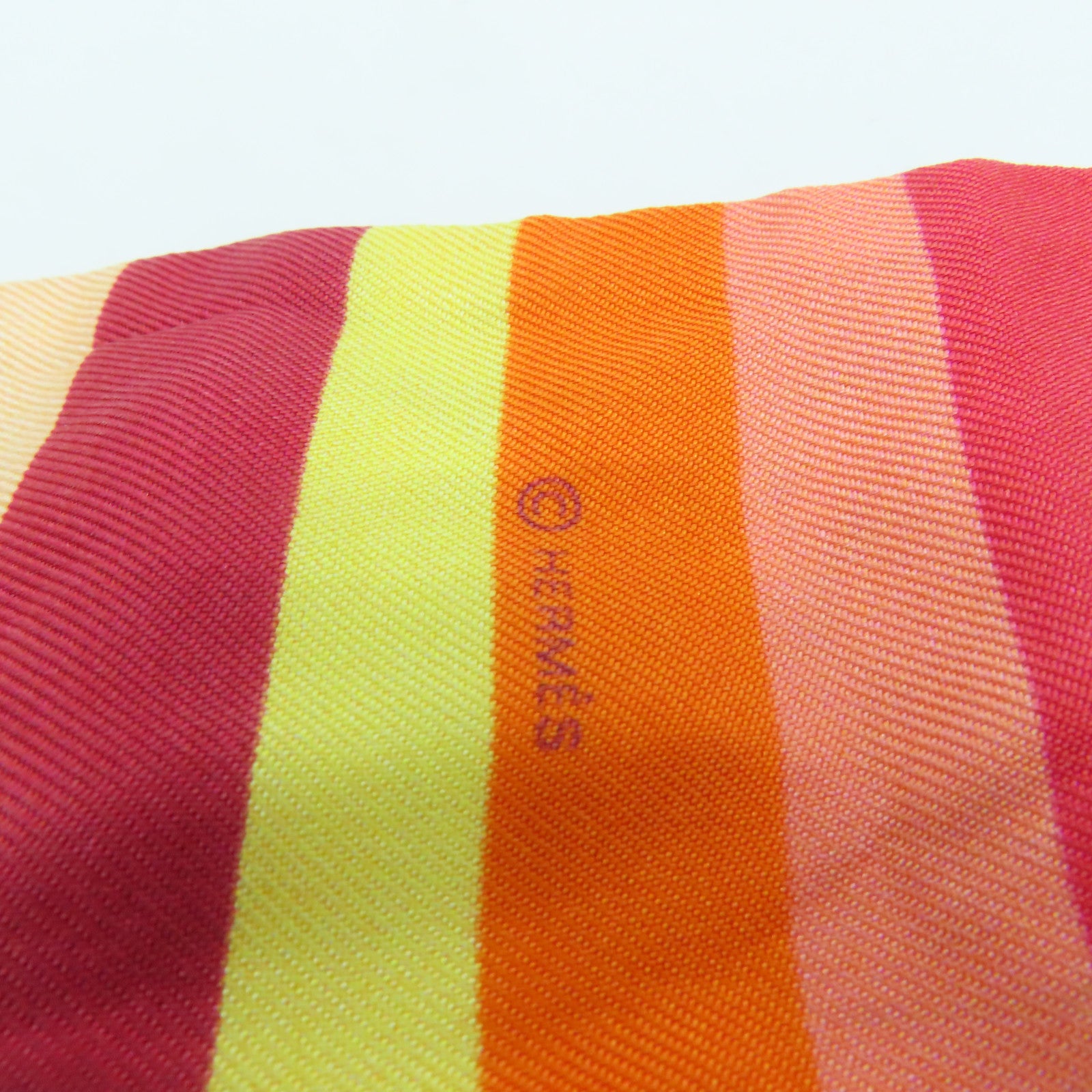 HERMES Silk Twilly Scarf Red/Color
