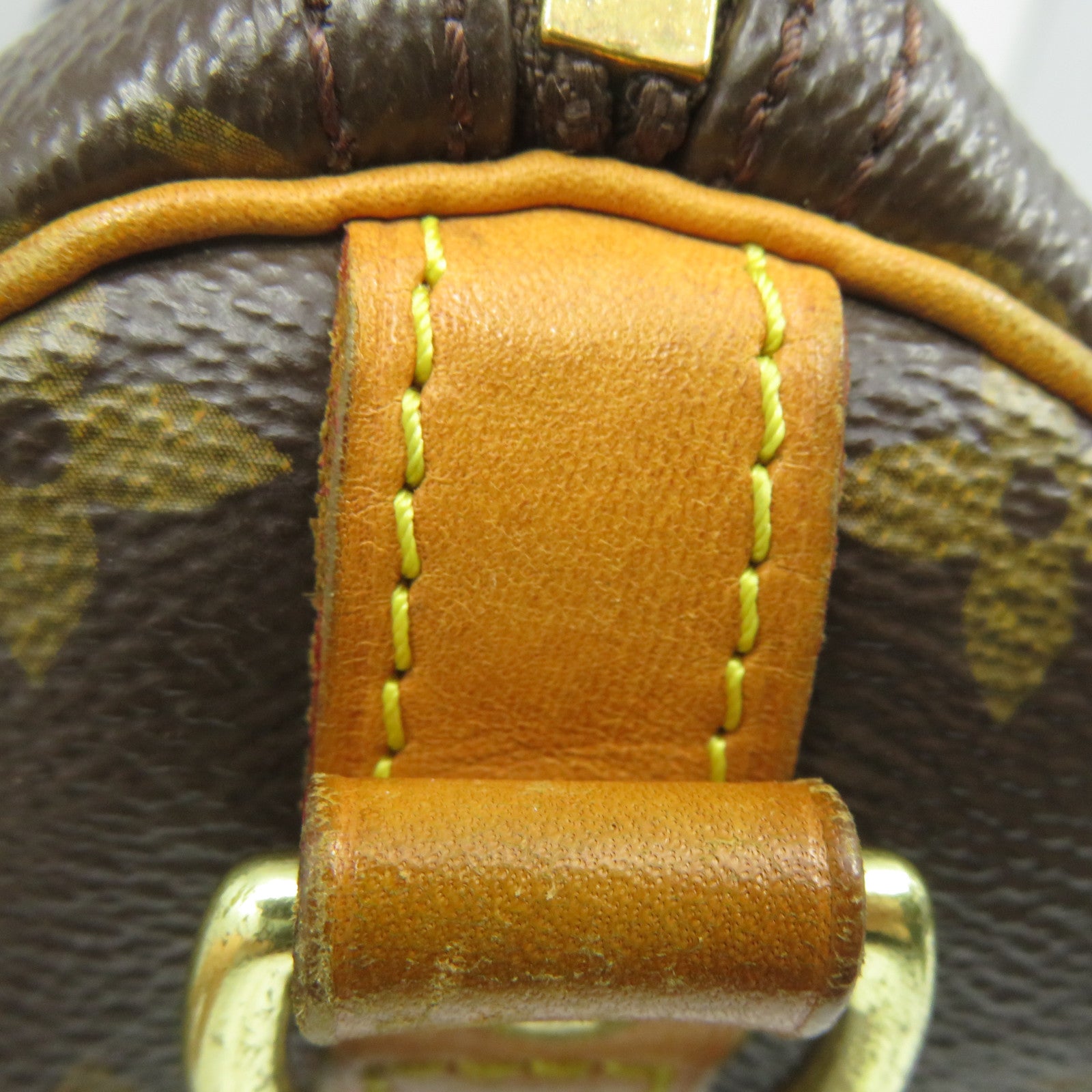 LOUIS VUITTON Monogram Speedy Bandouliere 30金扣手挽肩背兩用袋啡色