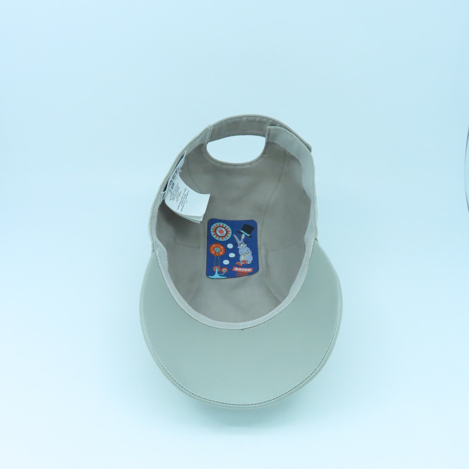 HERMES Cotton Mile H Circle Cap 59 Cap Gray