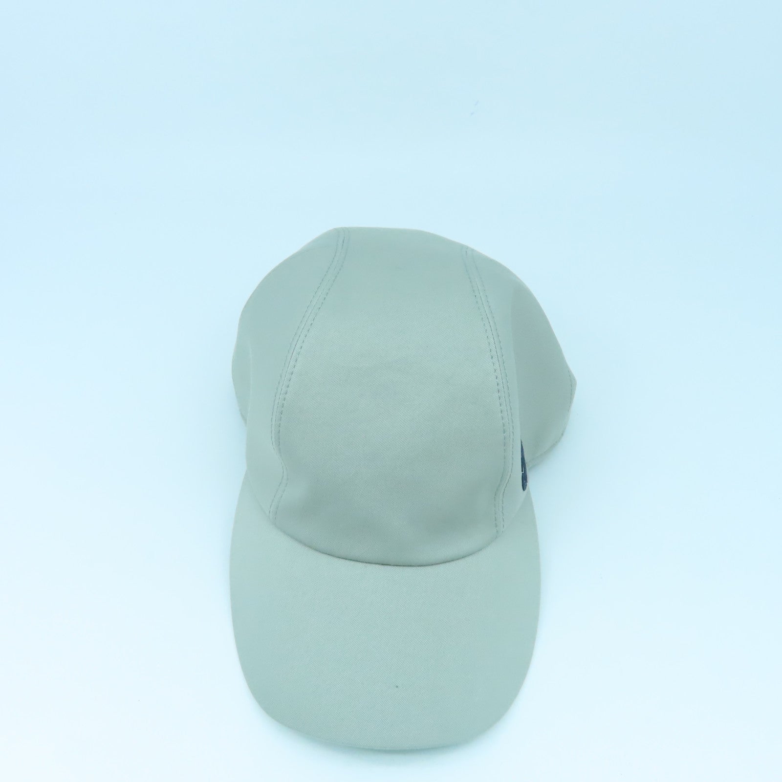 HERMES Cotton Mile H Circle Cap 59 Cap Gray