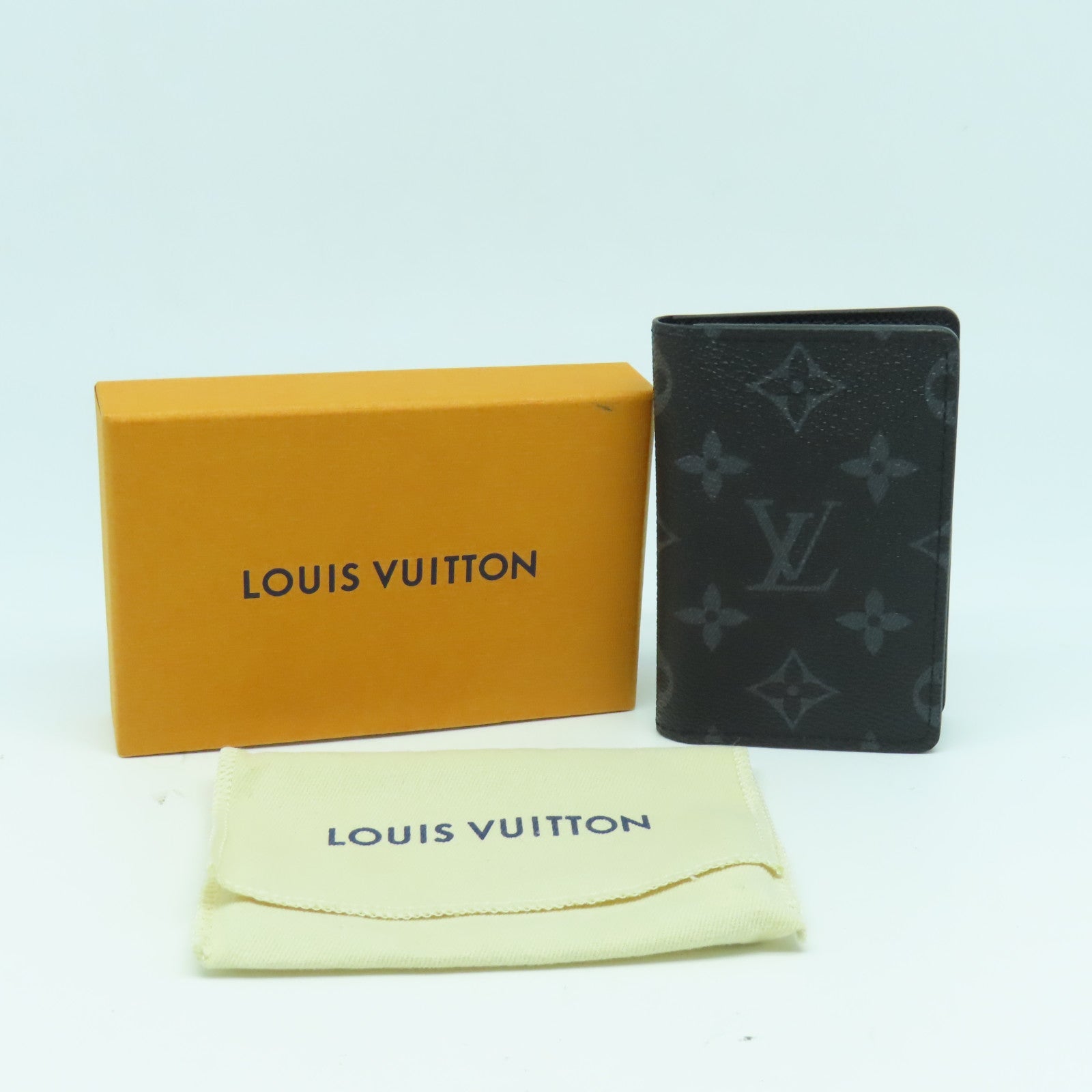 LOUIS VUITTON Monogram Eclipse Card Case卡片套黑色