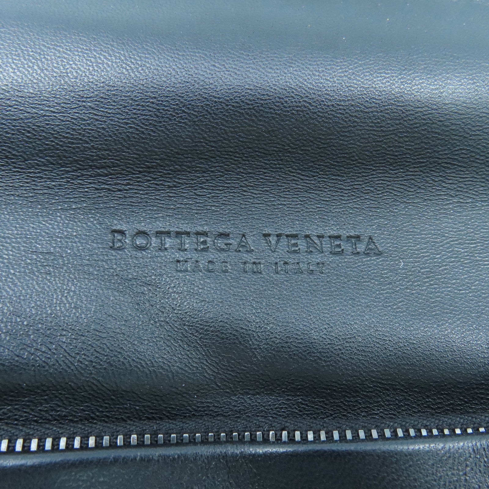 BOTTEGA VENETA 织纹皮革Shoulder Bag肩背袋黑色