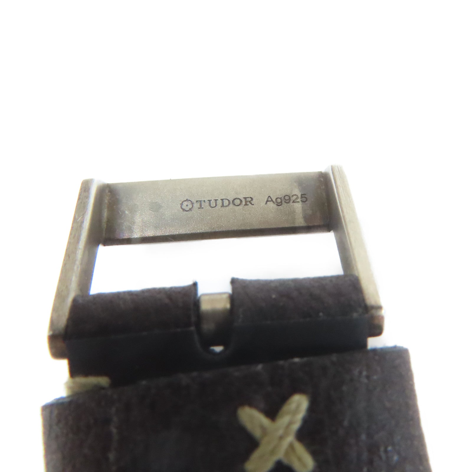 TUDOR 不鏽鋼/皮革Black Bay 39mm皮帶手錶灰色#19cm