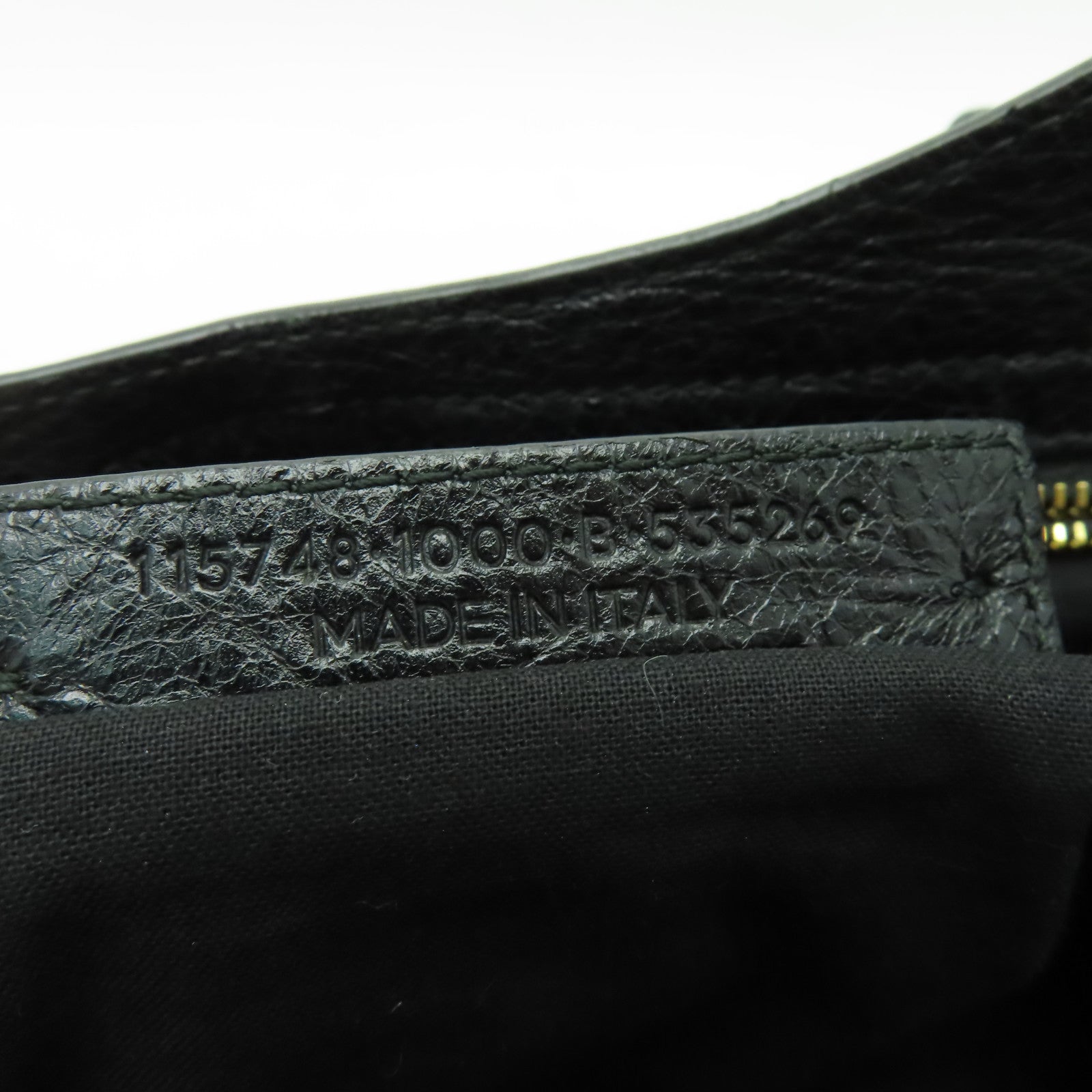 BALENCIAGA 牛皮皮革City金扣手挽肩背兩用袋黑色