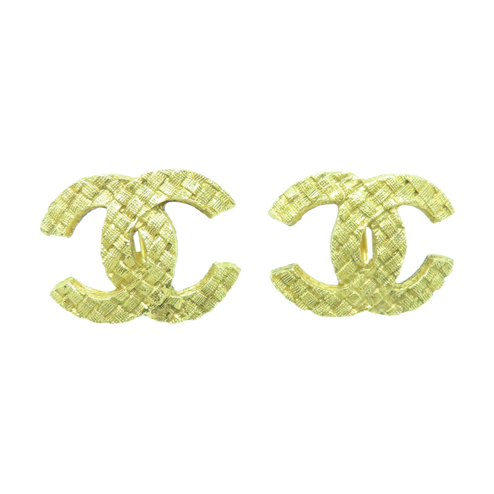 CHANEL 金屬Earrings耳環金色