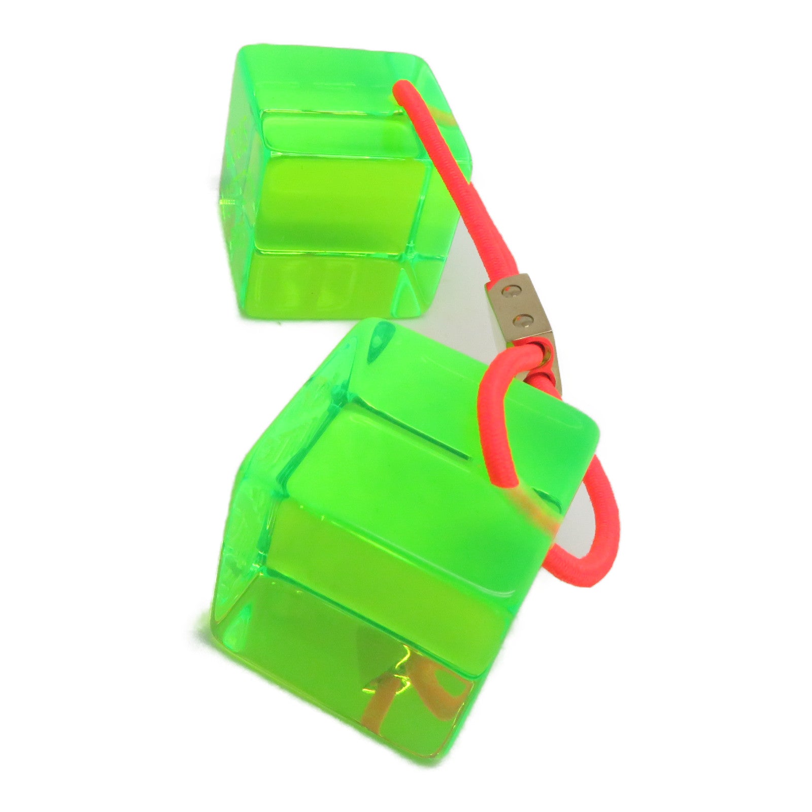 LOUIS VUITTON 【激減優惠】PVC Hair Cube金扣髮圈綠色