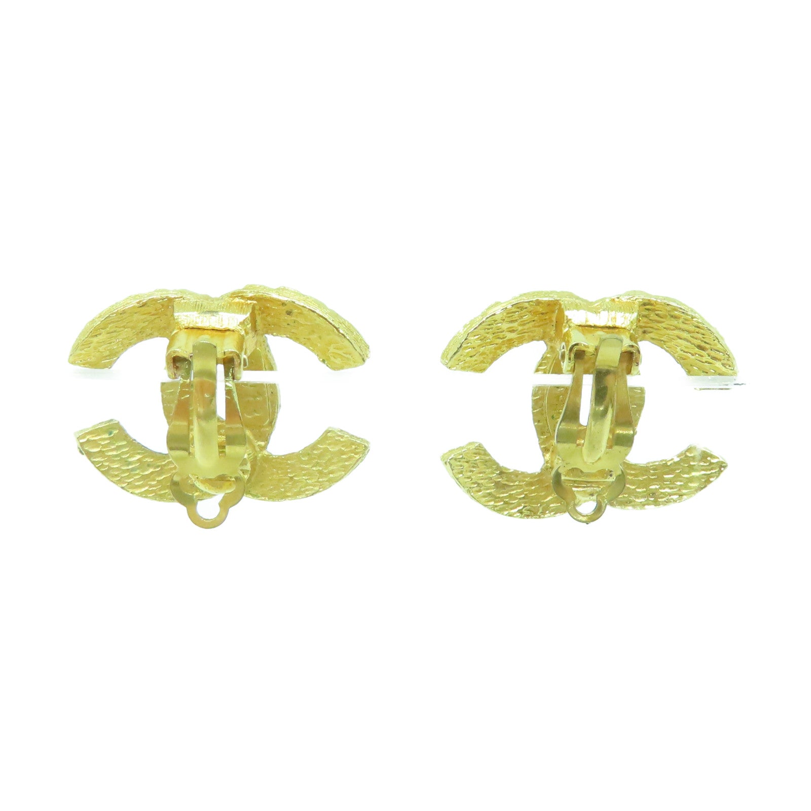 CHANEL 金屬Earrings耳環金色